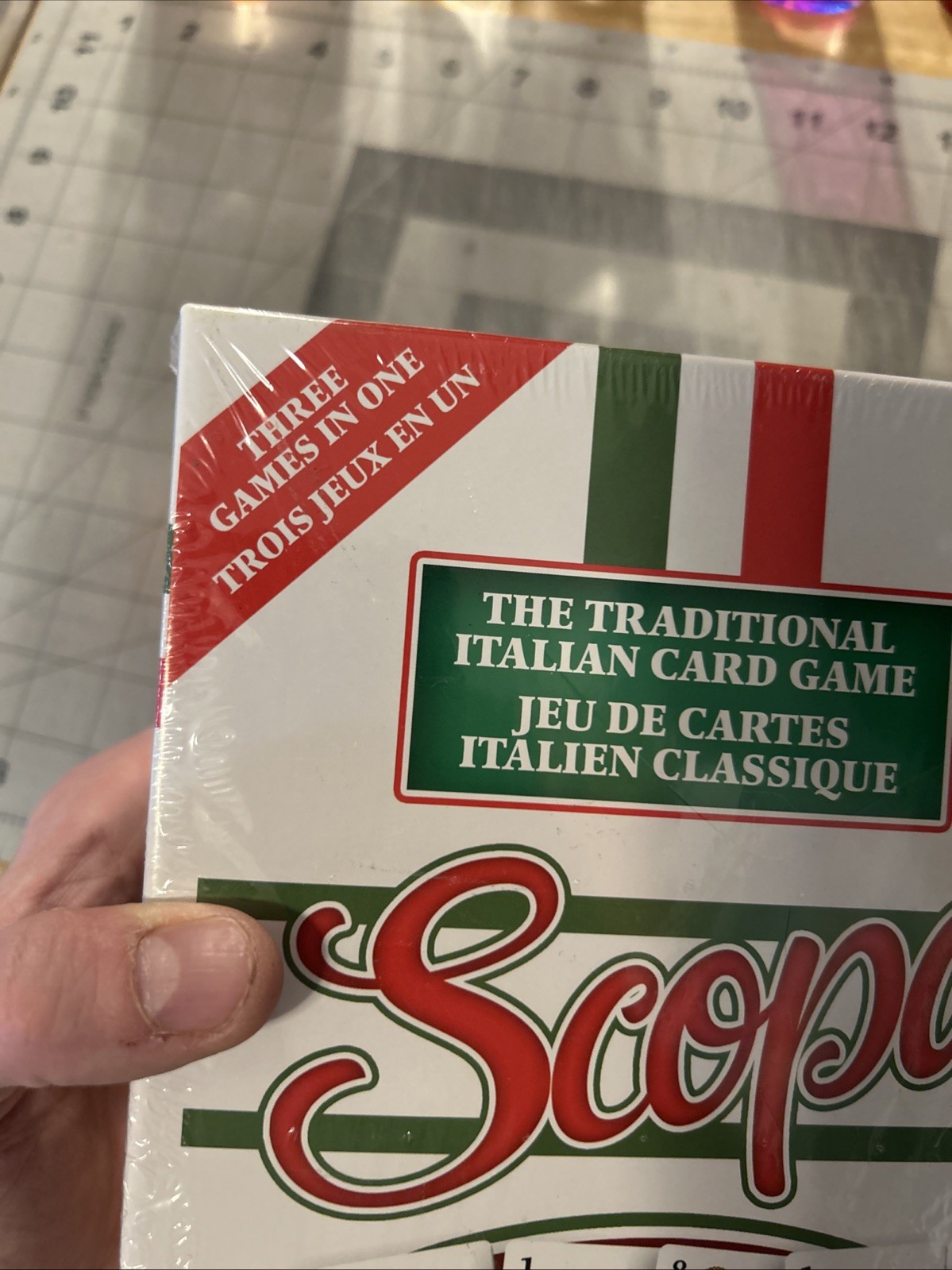 Scopa Game The Traditional Italian Card Game New Sealed 3 Games In One Ages 8+