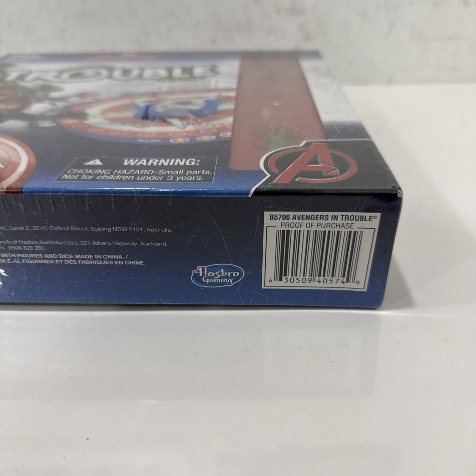 Hasbro Marvel Avengers Trouble Game Pop-O-Matic SEALED