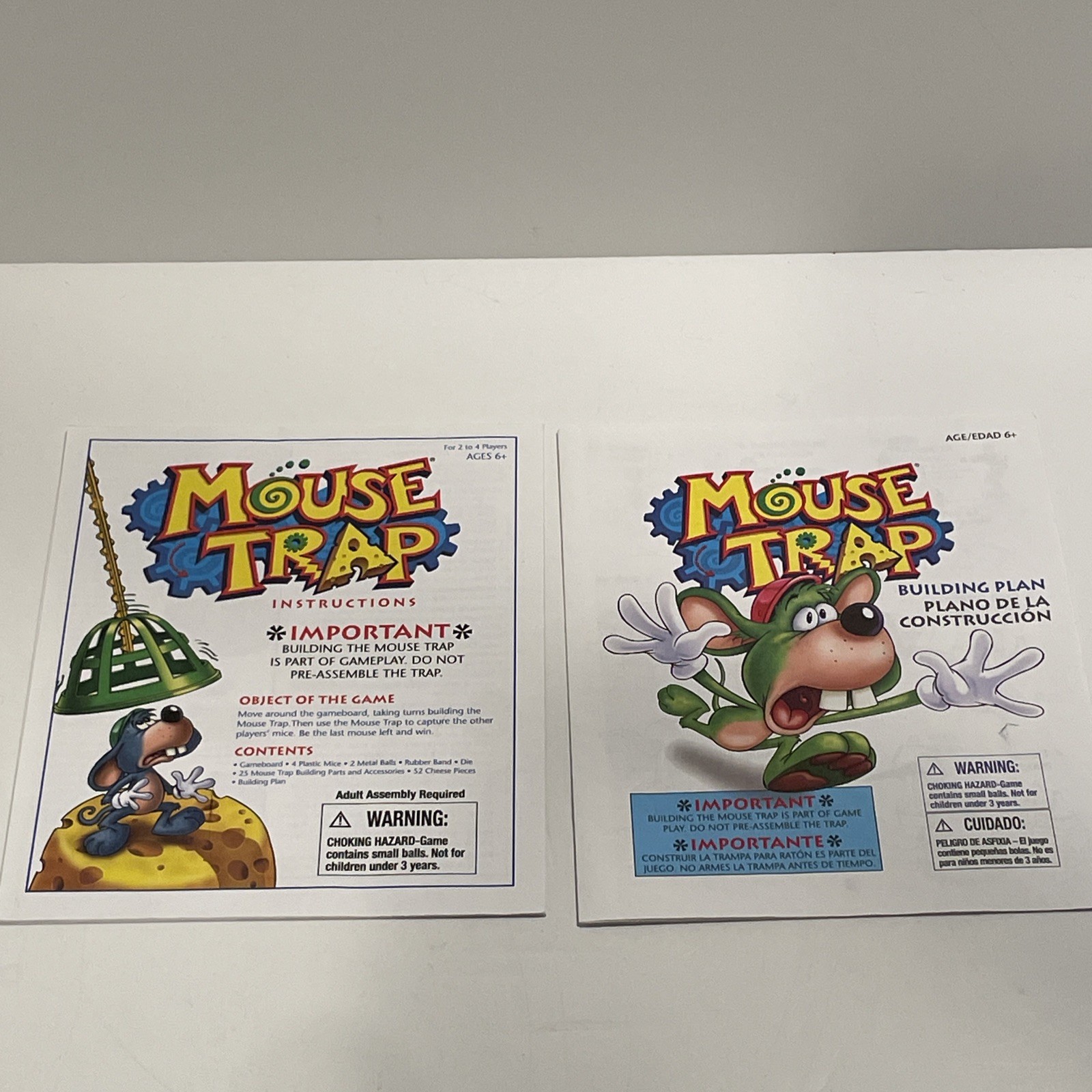 Y2K Mouse Trap COMPLETE Milton Bradley 2005 Classic Board Game Kids Family