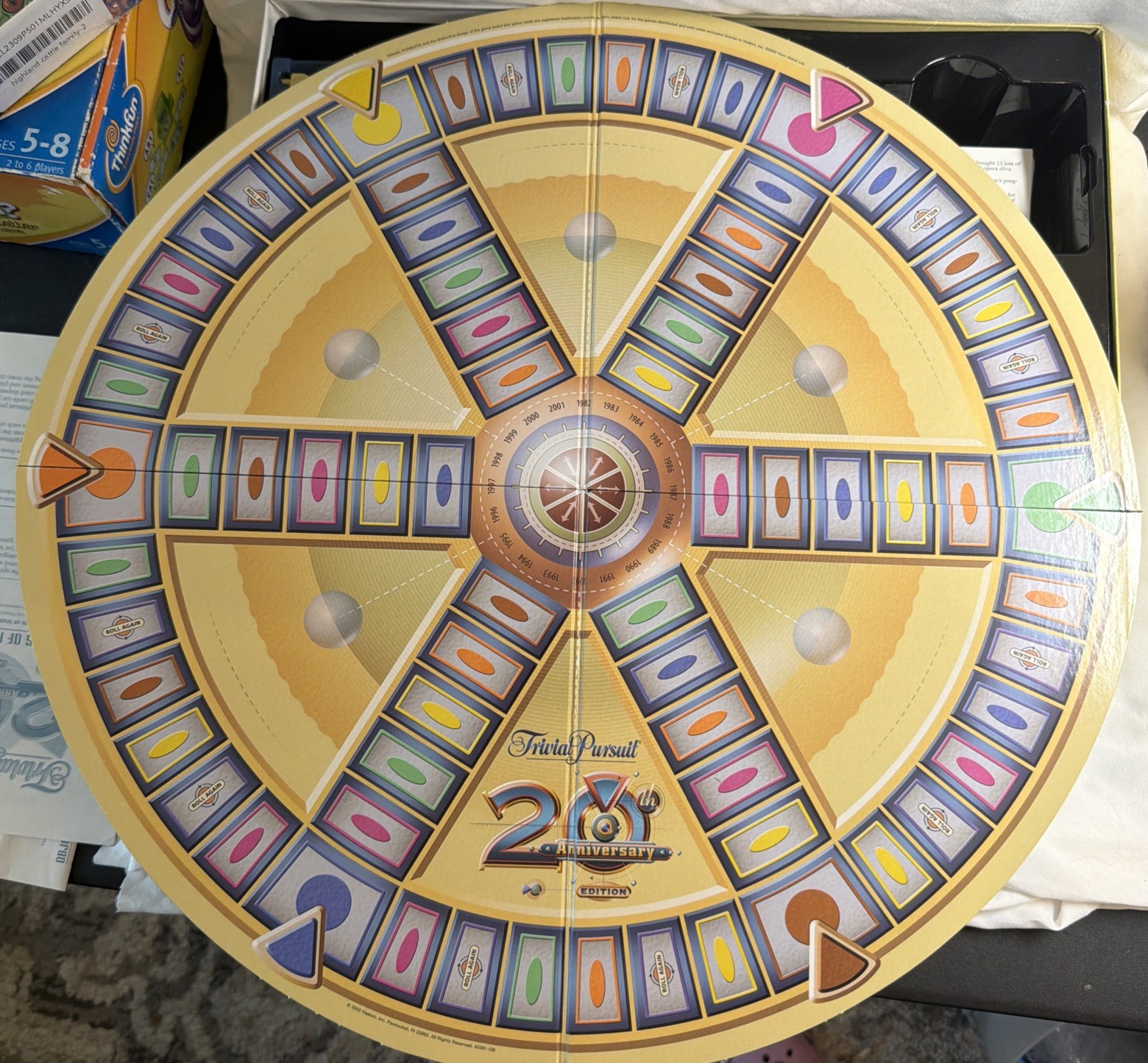 Trivial Pursuit 1982 to 2002 20th Anniversary Edition Hasbro Complete!