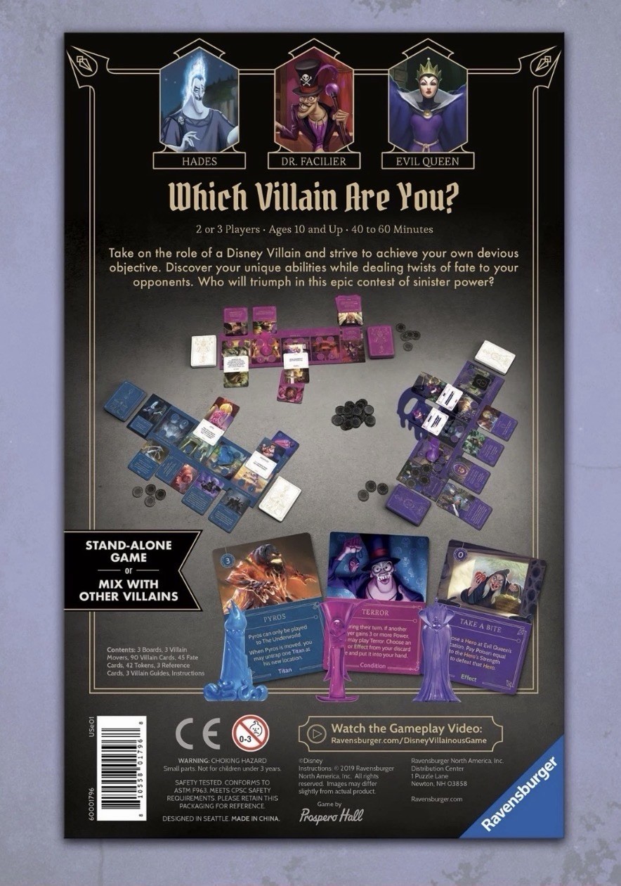 Disney Villainous: Wicked to the Core Ravensburger Stand Alone Game 2019 Sealed