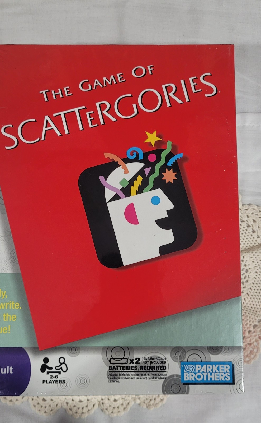Game of Scattergories 2009 Parker Brothers 05721 for Adults NEW SEALED
