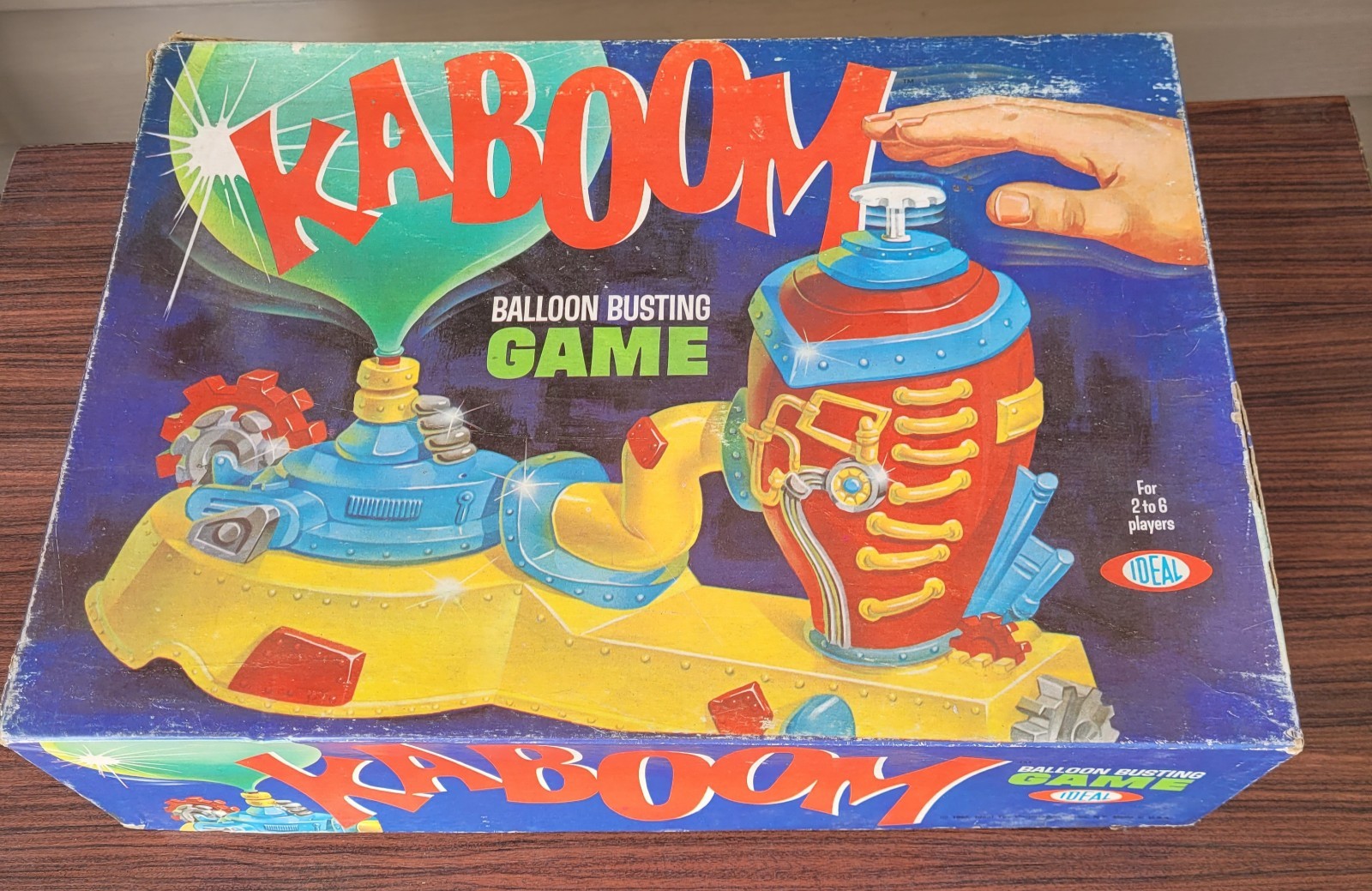 Vintage KABOOM 1966 Game Ideal Complete with new ballons