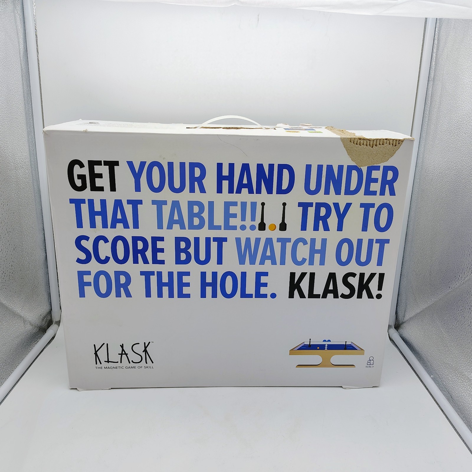 Klask Tabletop Board Game Magnetic Foosball Hockey Battle Family Party Denmark