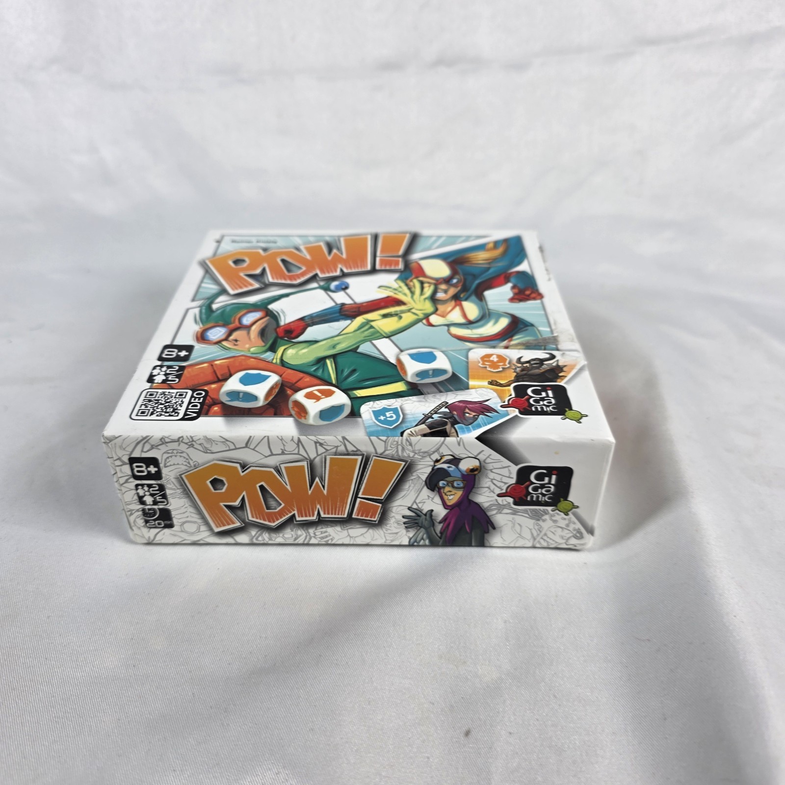 POW! 2016 Gigamic By Reiner Knizia, 2-5 Player Dice Chucking Game. *Open Box *