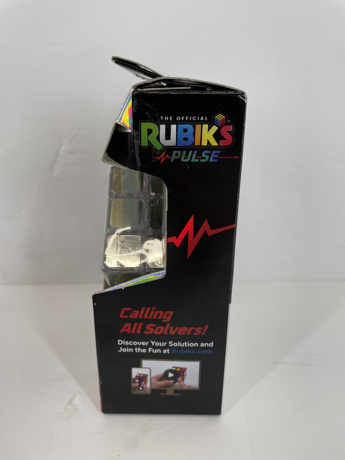 Rubik’s Pulse Electronic Light Up Puzzle Cube Game Spin Master NEW 8+