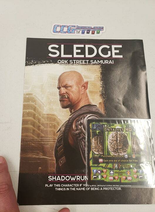Shadowrun: Sprawl Ops Catalyst HQ & SLEDGE ORK STREET SAMURAI DOSSIER *CCGHouse*