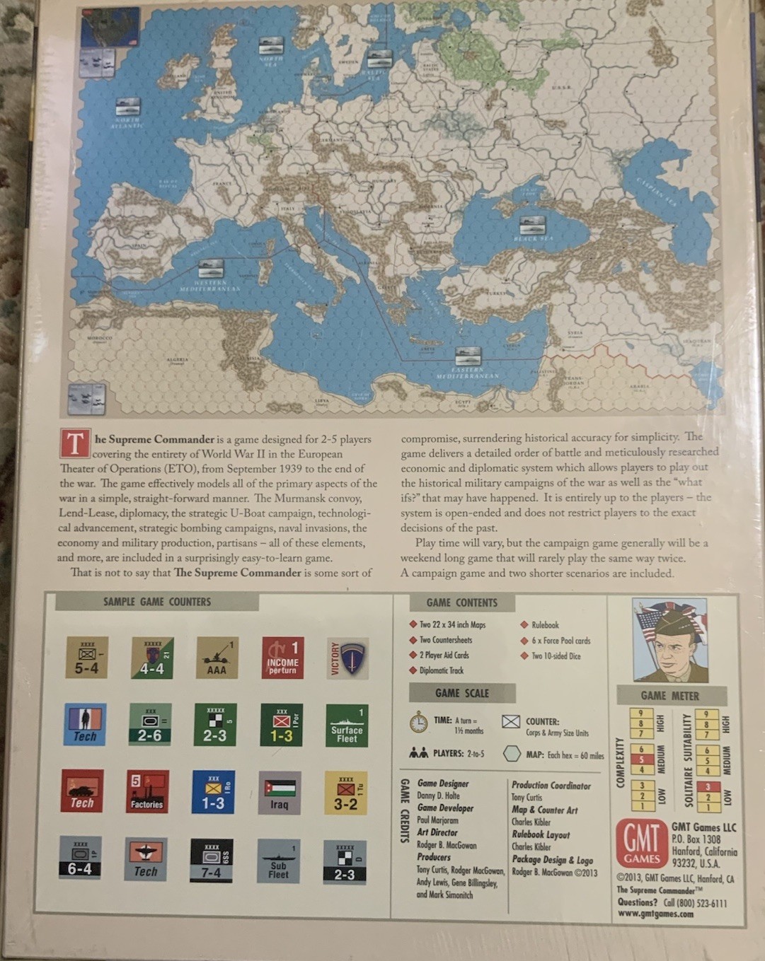 GMT. The Supreme Commander: World War II in Europe, 1939-1945. 2013. SW
