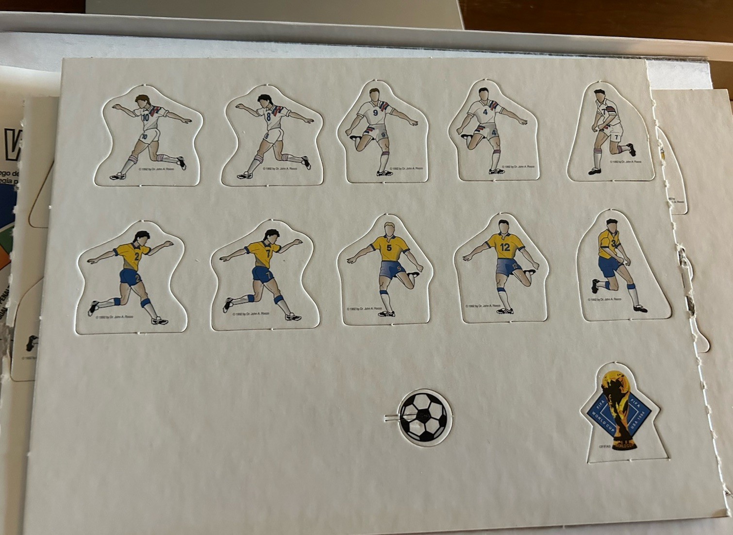 World Cup USA 94 Soccer Strategy Board Game Vintage 1992 Official Unplayed
