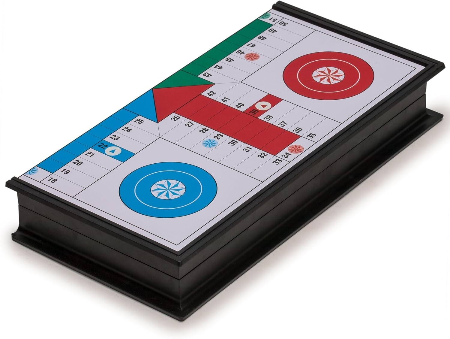 Magnetic Ludo Travel Game Set – 9.8″ Folding Board for Classic Portable Strategy