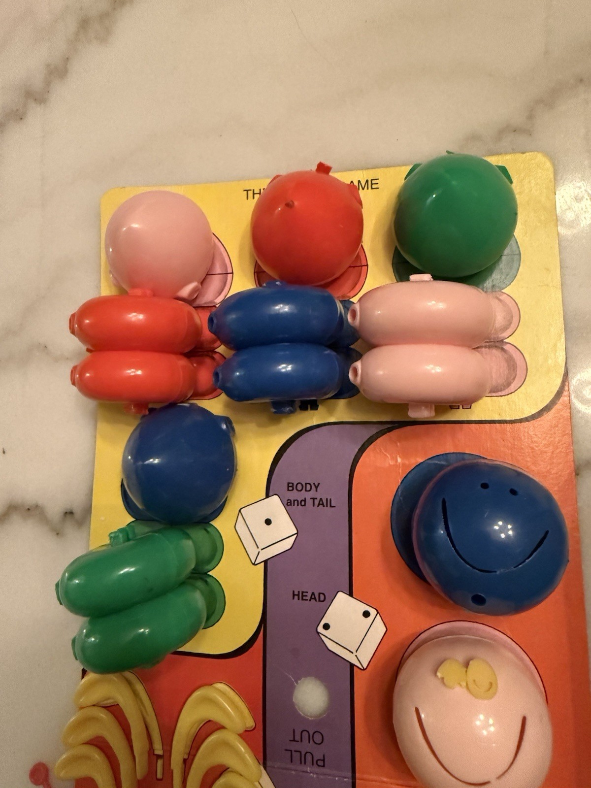Vintage Schaper 1972 Cootie Game Original With Box Incomplete