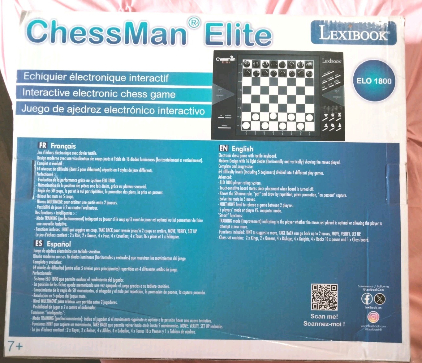 Chessman® Elite, Interactive Electronic Chess Game With +64 Levels of D