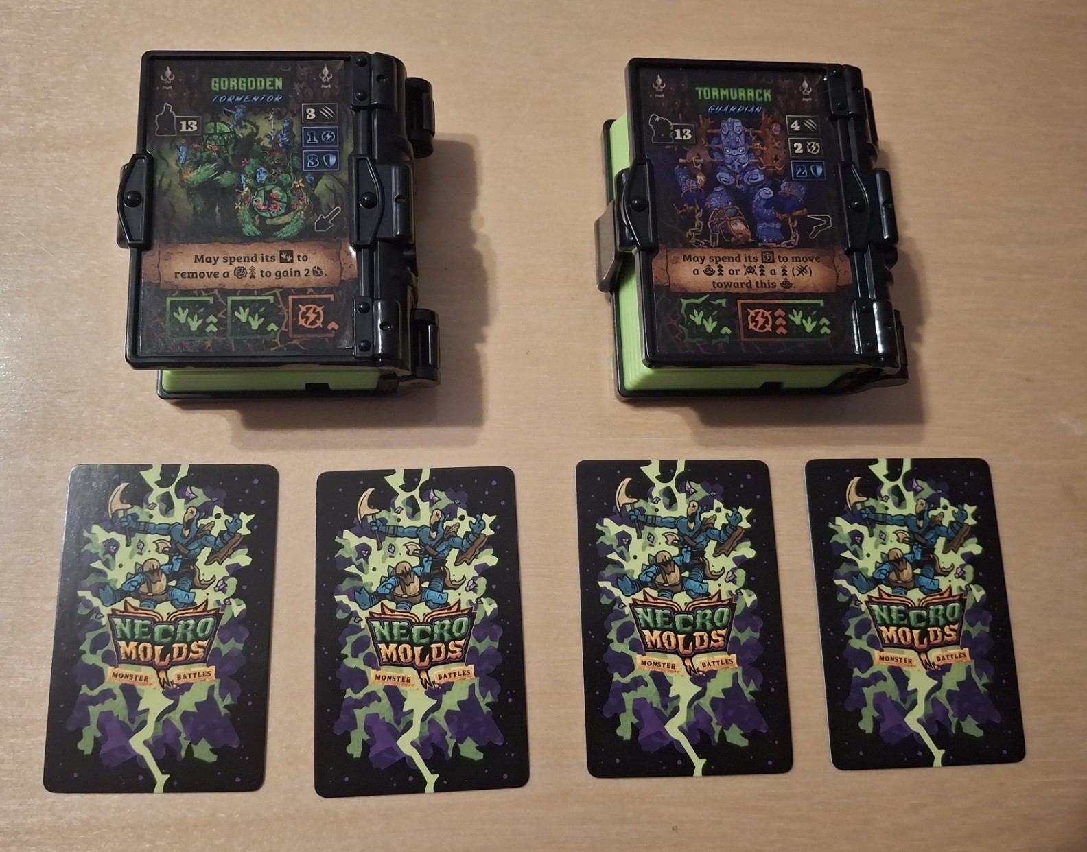 Necromolds MONSTER PACK 6: GORGODEN and TORMURACK Board Game Expansion (No Box)