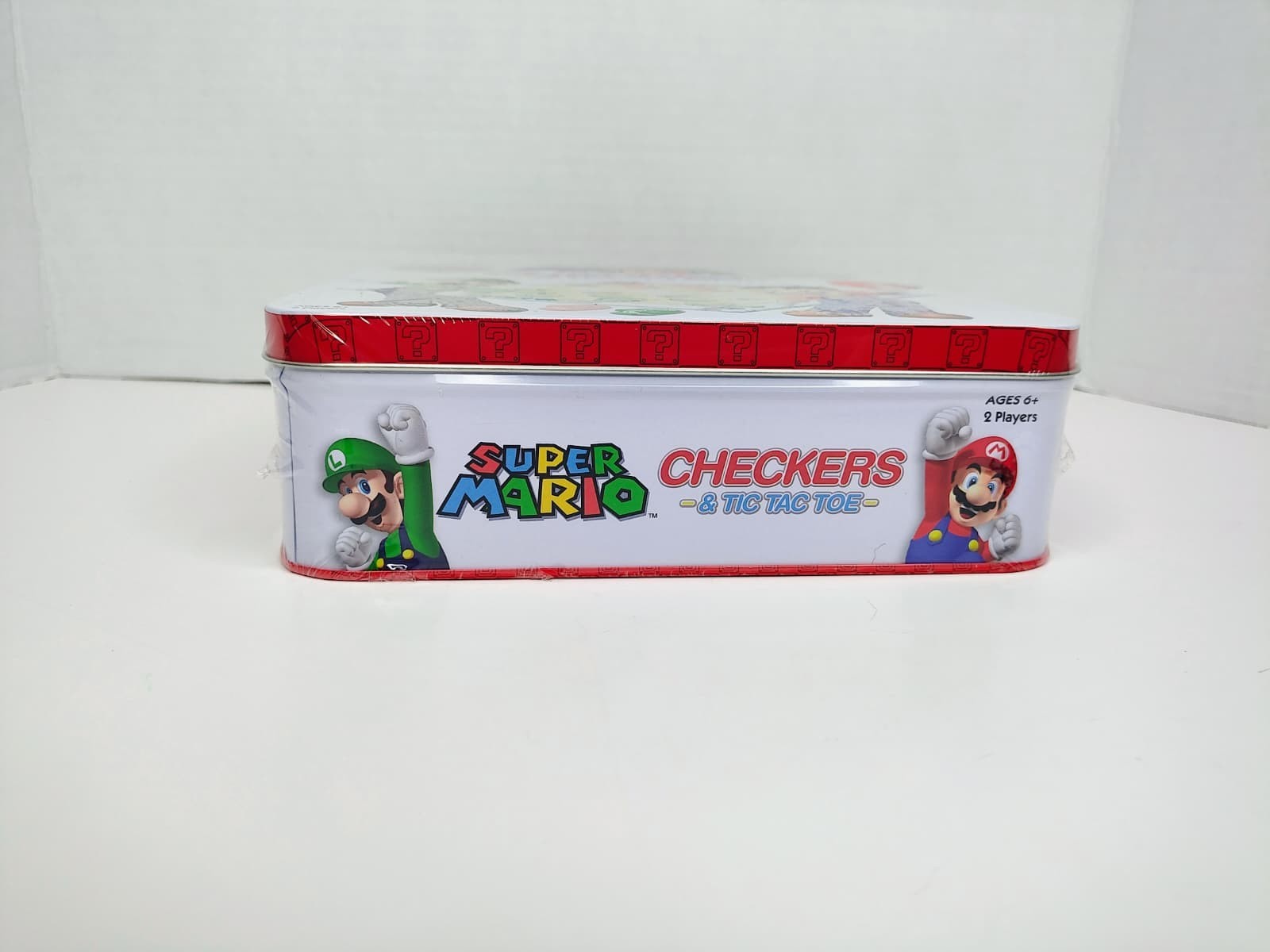 Super Mario Checkers & Tic-Tac-Toe Collector’s Tin Game USAopoly SEALED BrandNEW