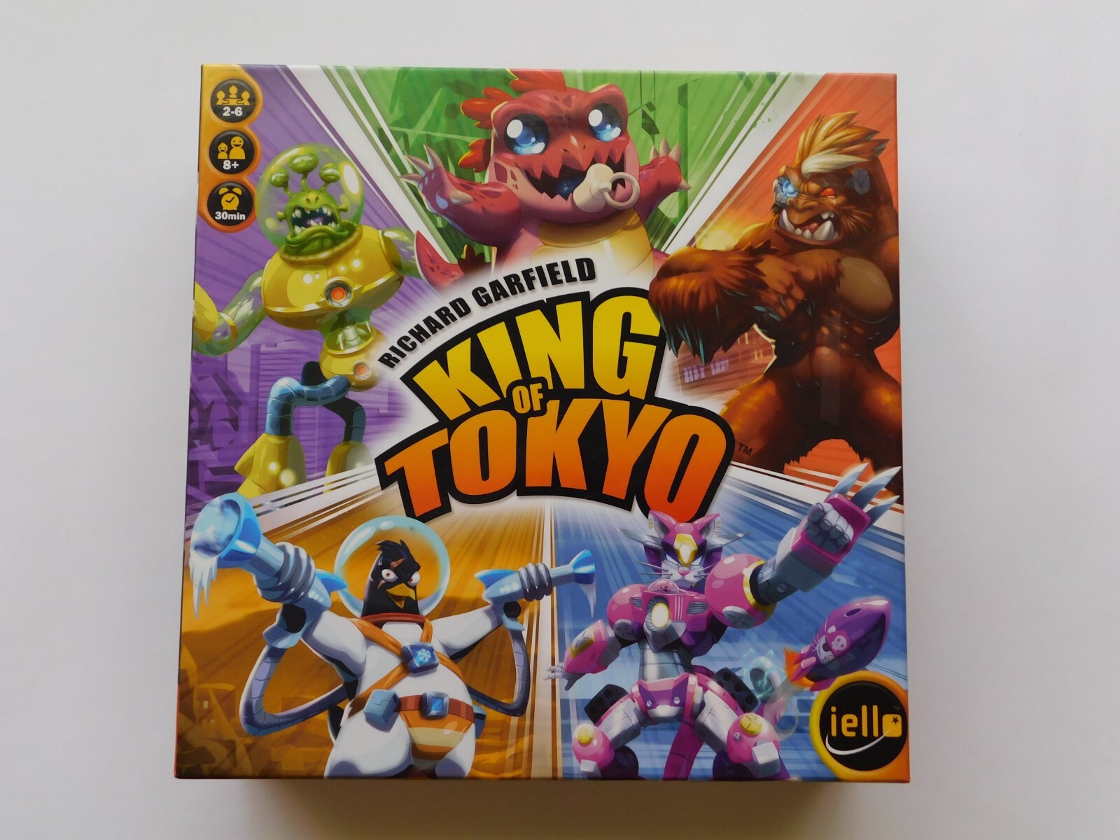 King of Tokyo 2017 Board Game & RARE Promos! 100% Complete! W/ Baby Gigazaur!