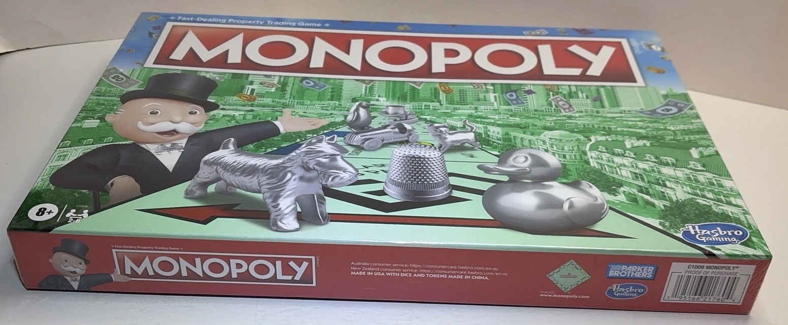 Monopoly Classic Board Game 2017 Token Vote Edition Sealed (C1009)