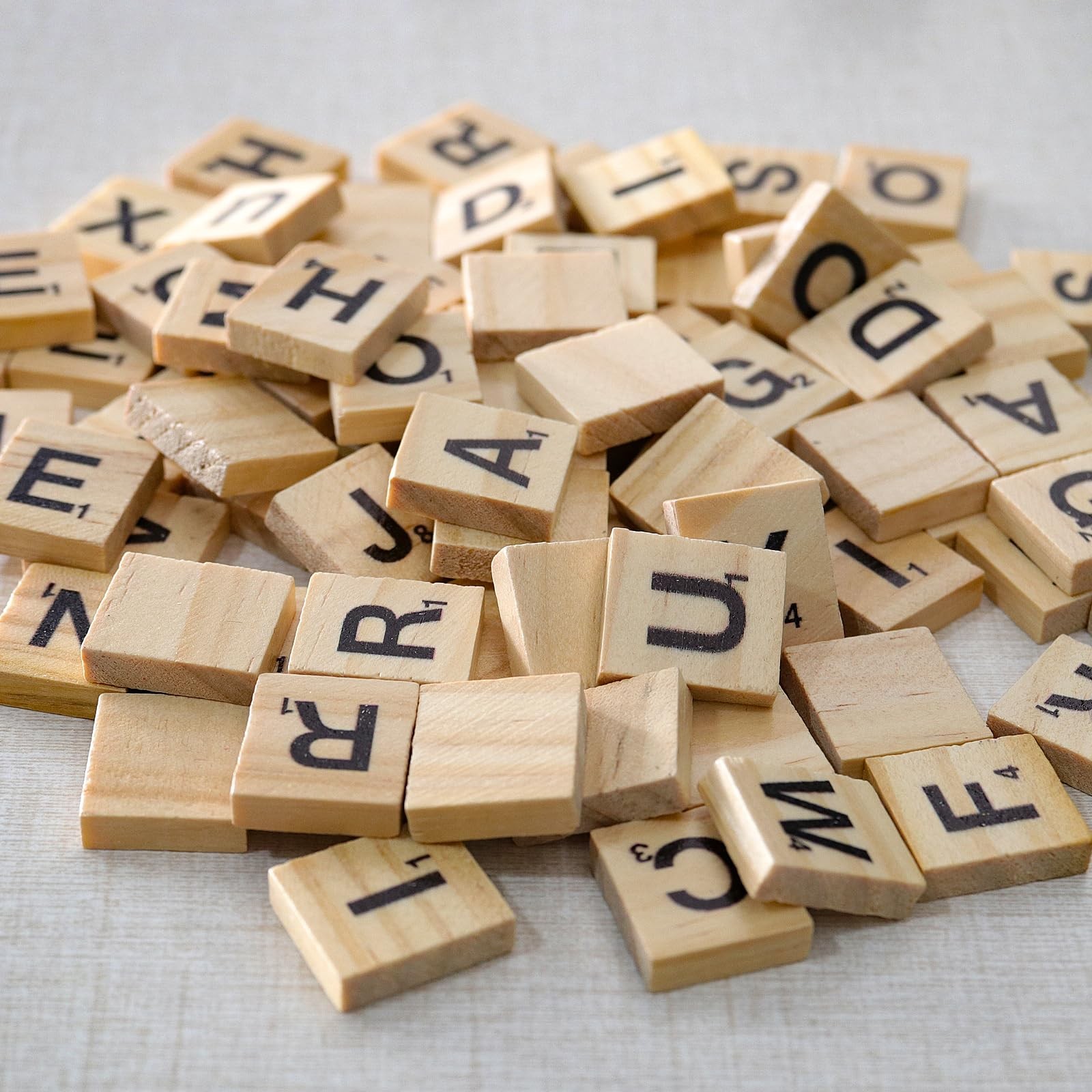 1200 PCS Wooden Letters Tiles, Small Letter Tile for Crafts, Wooden Alphabet …