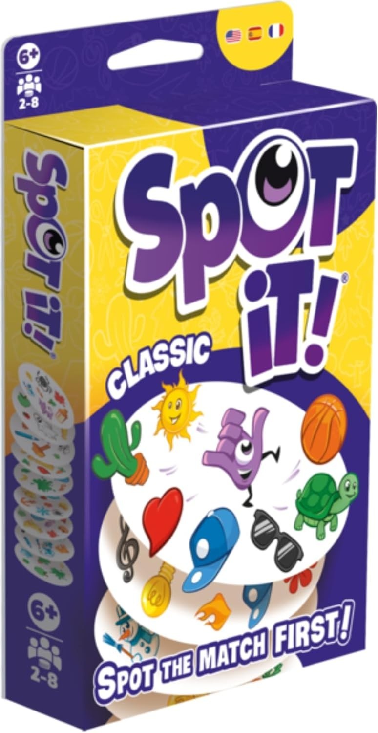 spot it! classic card game (pocket edition) | matching game | fun kids game f…
