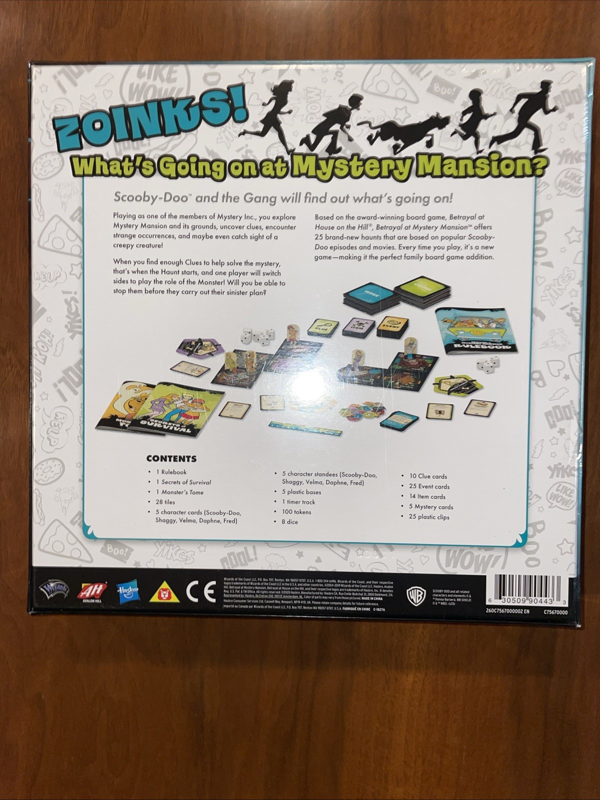 Avalon Hill Scooby Doo in Betrayal at Mystery Mansion Official Scooby Doo [NEW]
