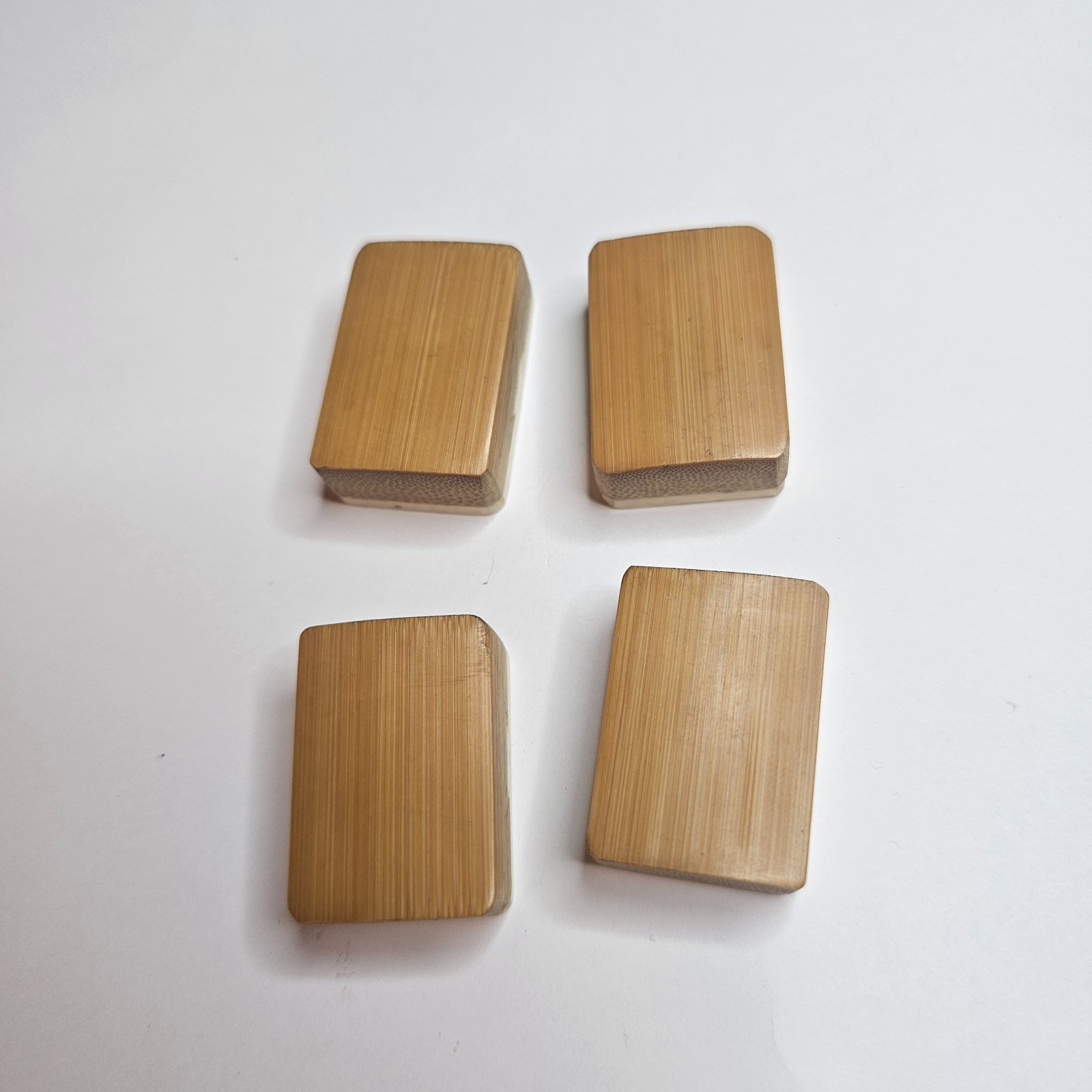 ~4~ c.1920-30s MAH-JONG BAMBOO BONE TILES #7 “CHARACTER~SYMBOL” MA JONGG MAHJONG