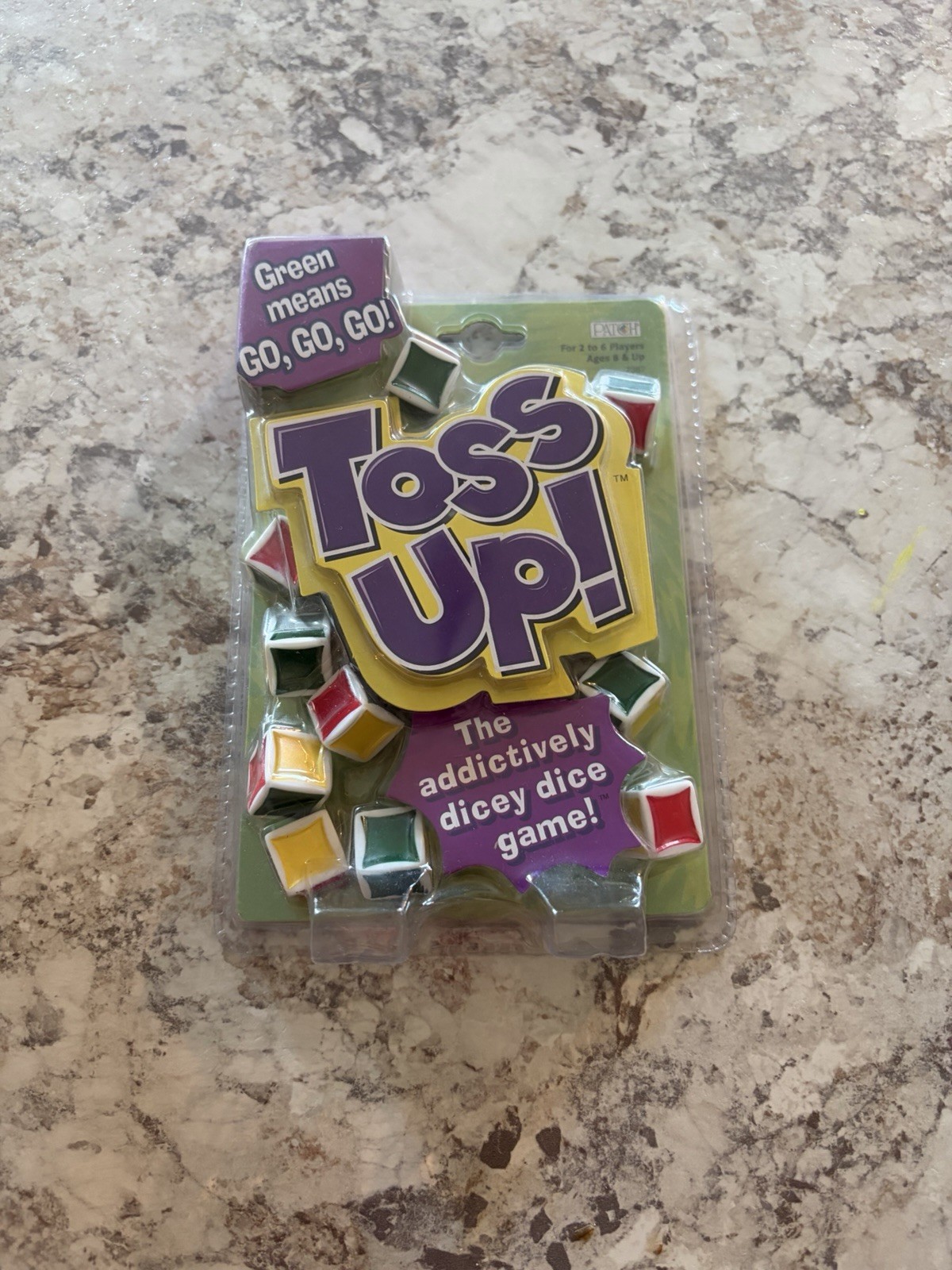 Toss Up! The Addictively Dicey Dice Game Patch Products 2004 Brand New Sealed
