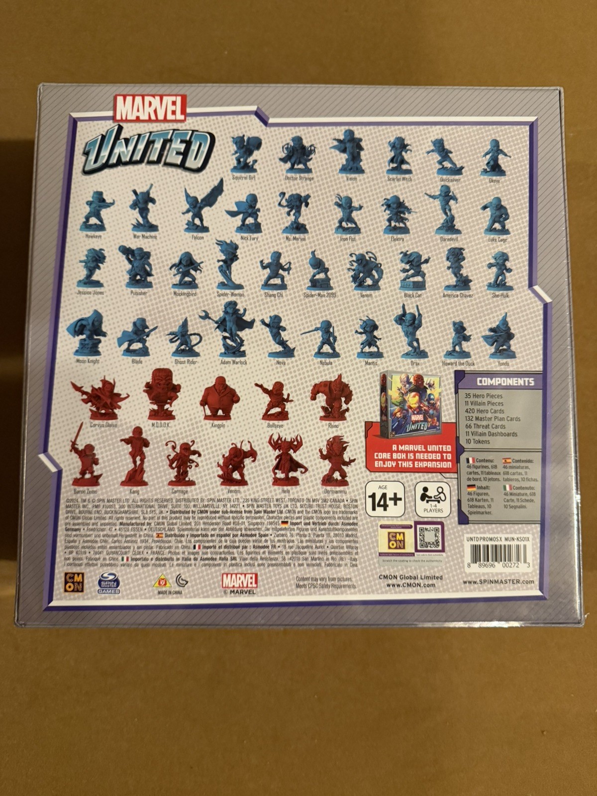 Marvel United Promo Kickstarter Exclusive Stretch Goals New
