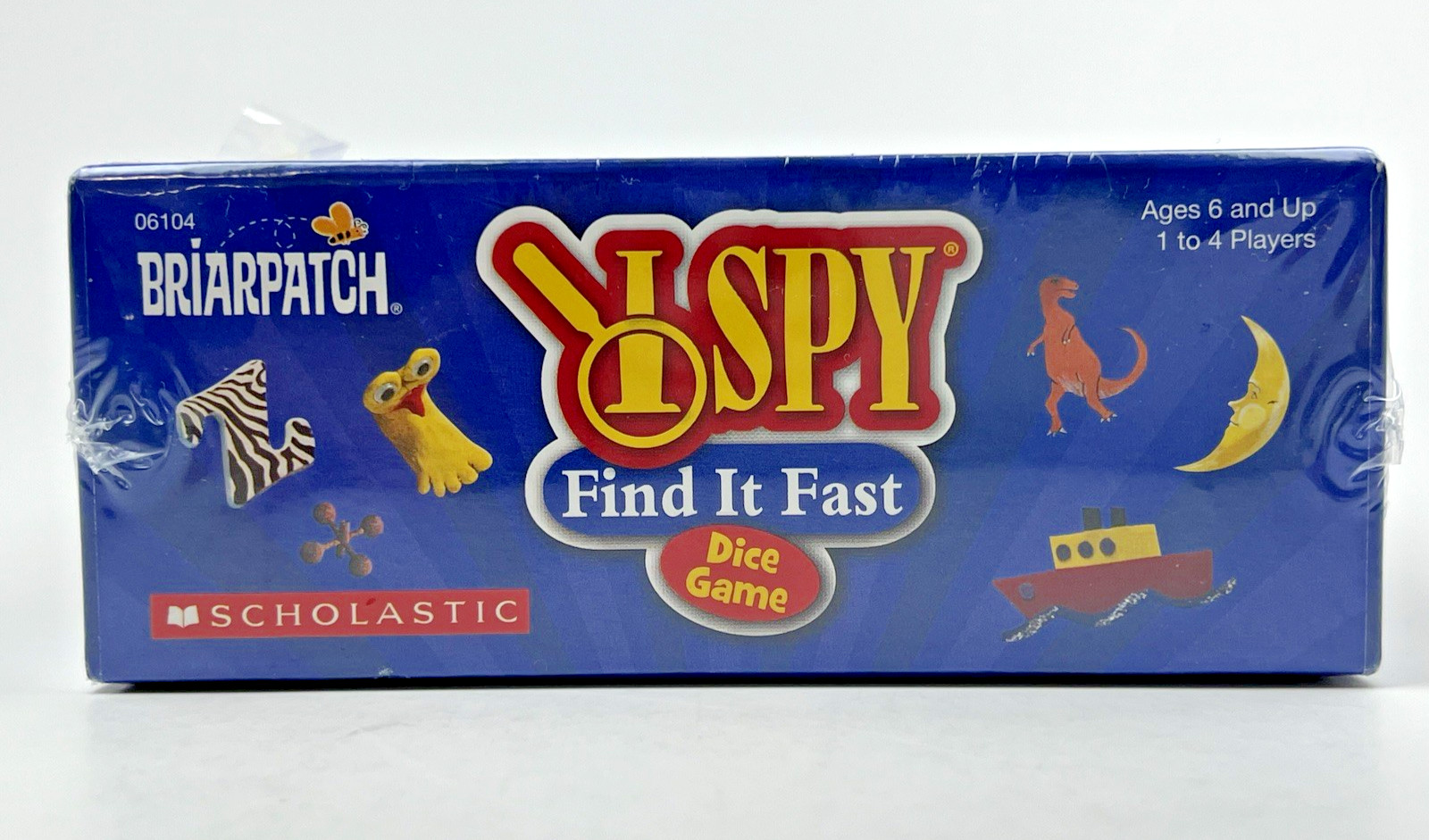 Briarpatch Scholastic I Spy Find It Fast Dice Game Ages 6 & Up – 1 to 4 Players