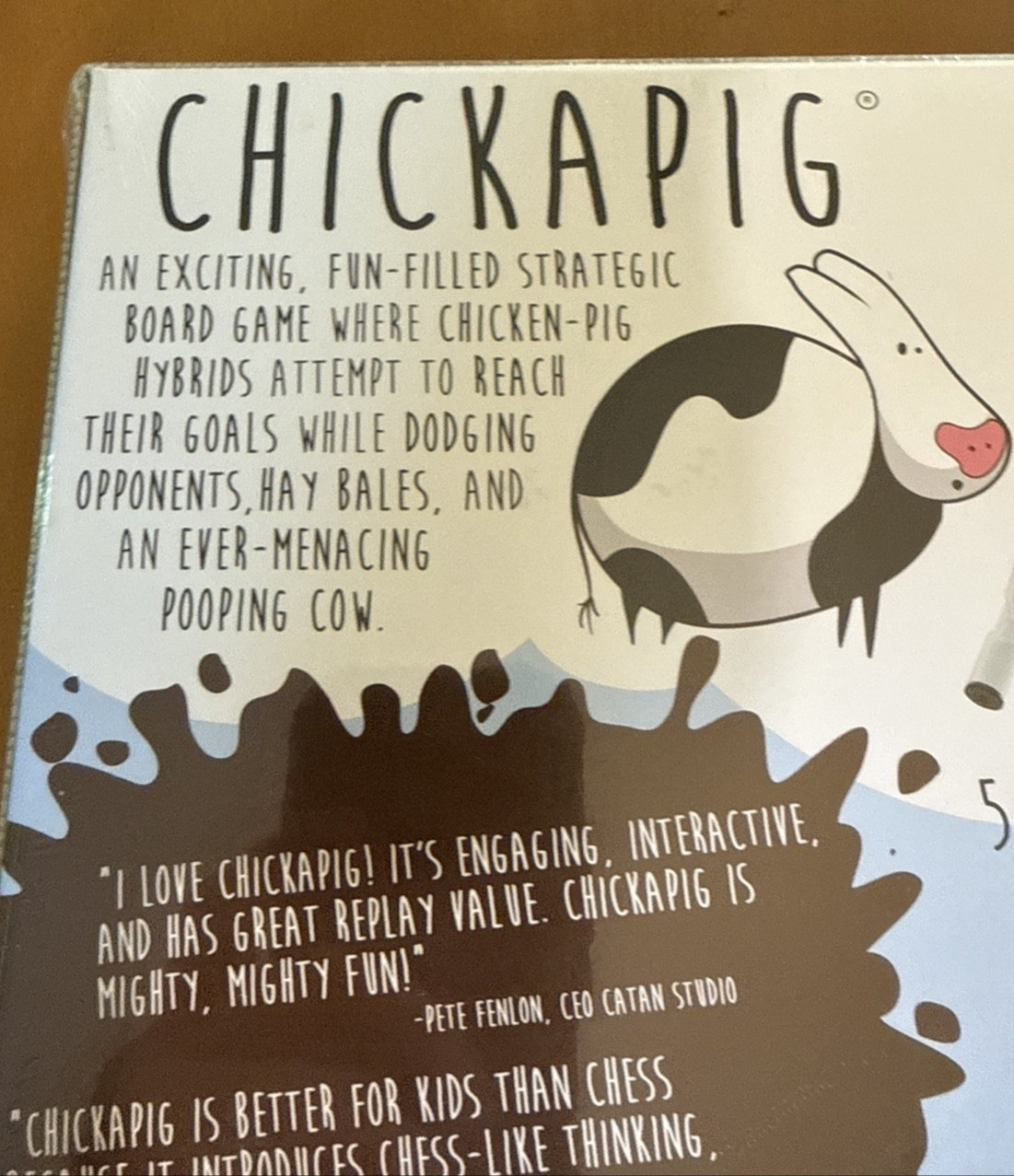 Buffalo Games Chickapig A Farm To Table Game Ages 8+ Family Board Game Sealed