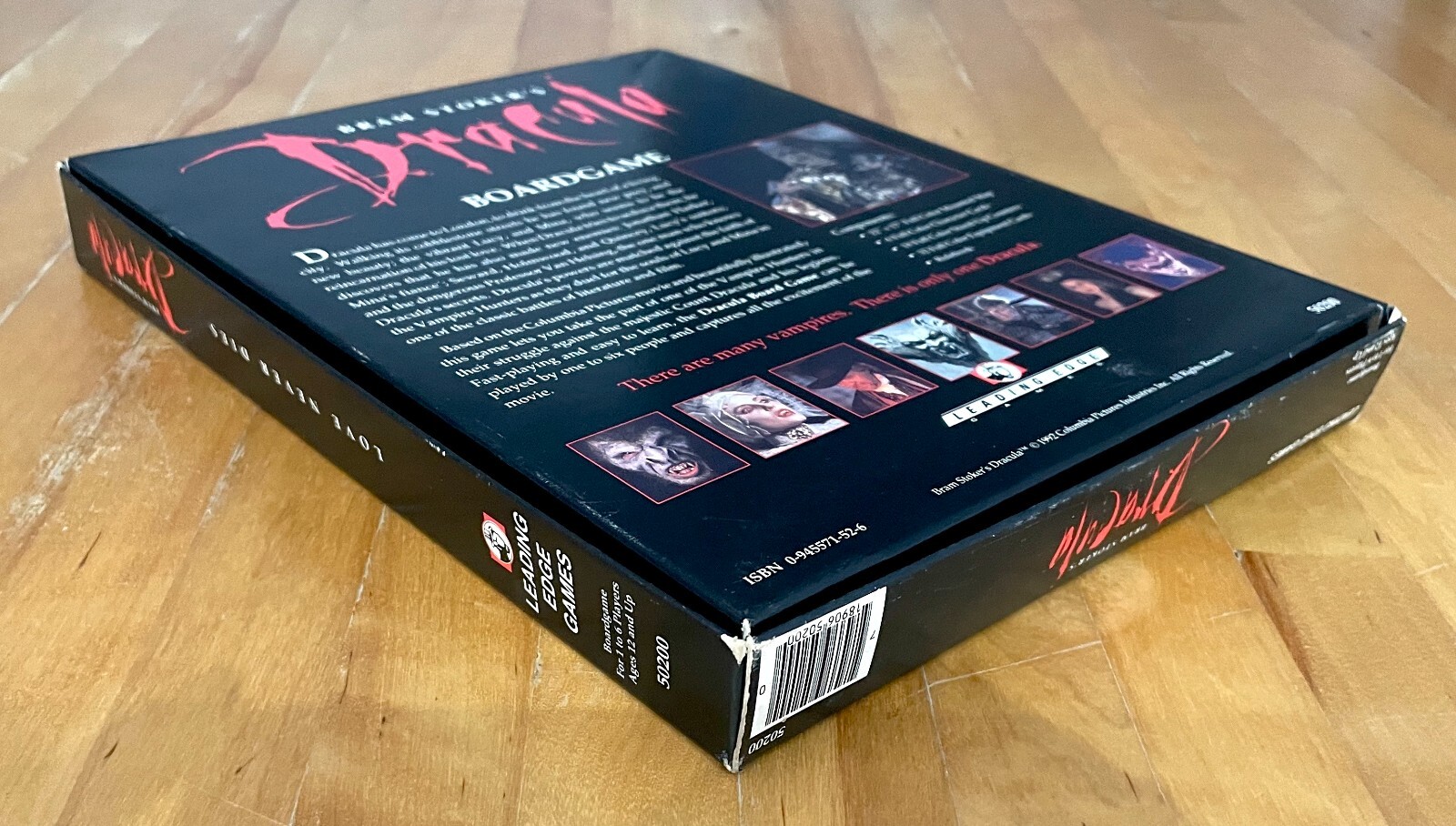 BRAM STOKER’S DRACULA BOARD GAME – COMPLETE & UNPUNCHED – LEADING EDGE GAMES