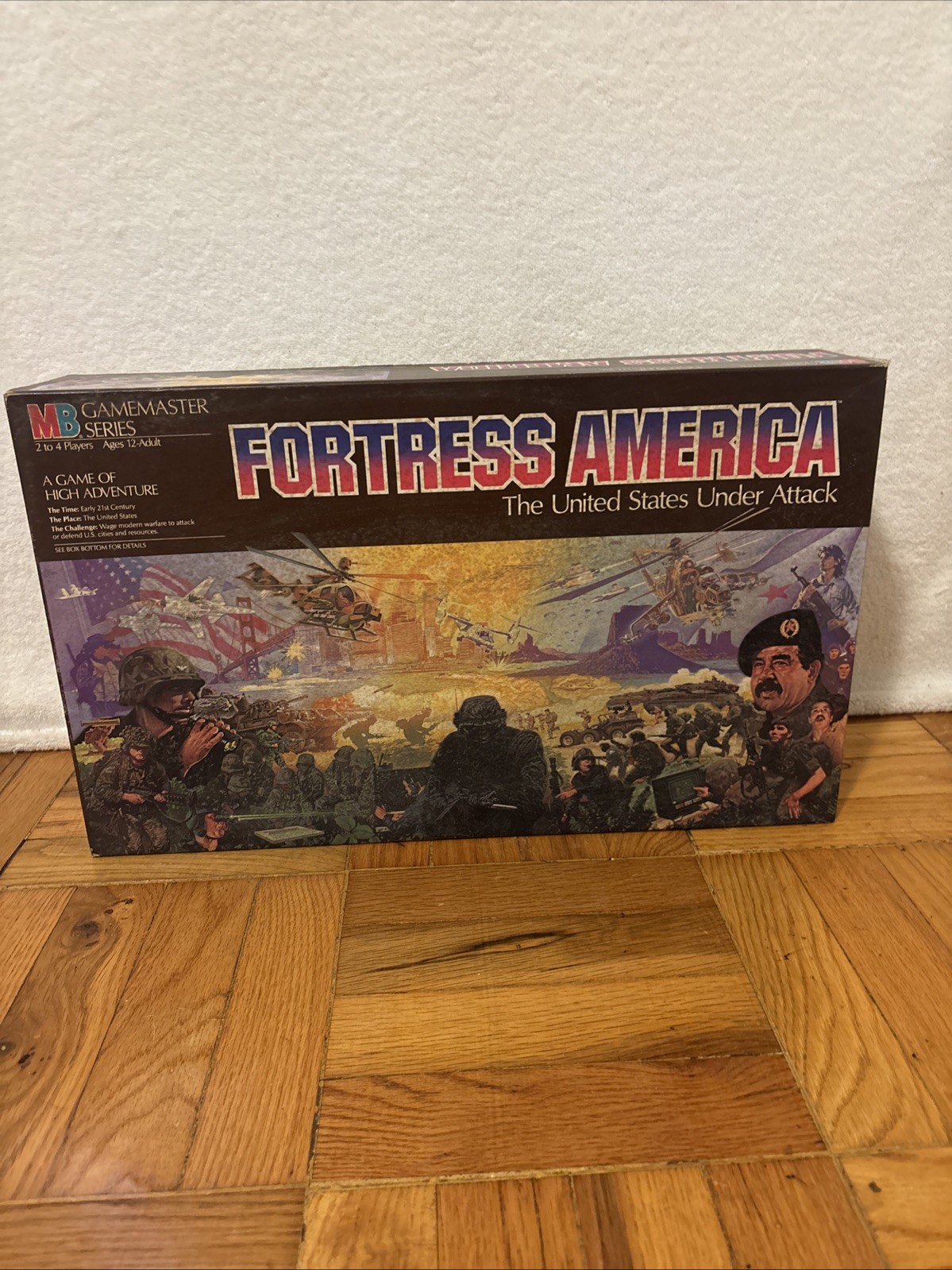 Vintage 1986 Fortress America Game Board Game Milton Bradley Complete GAMEMASTER