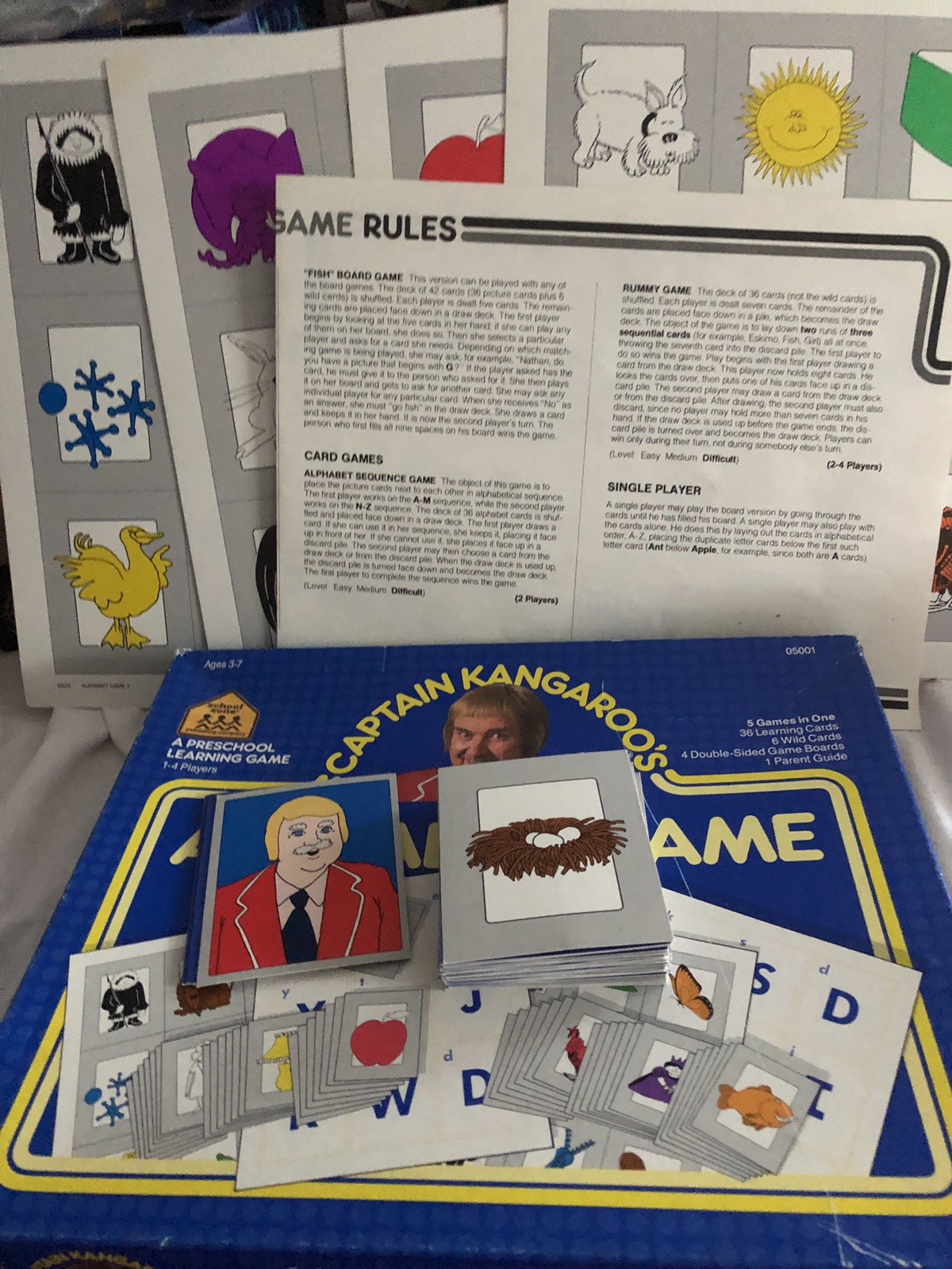 Captain Kangaroo’s Alphabet Game 1987 School Zone Publishing Preschool Learning