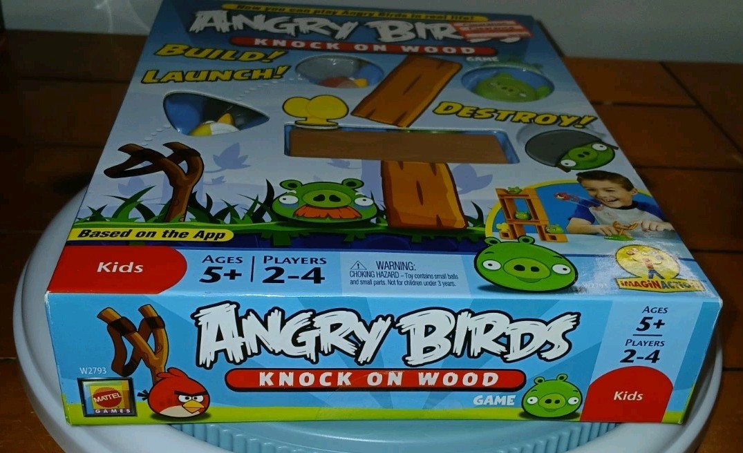 Angry Birds Knock On Wood Game 2010 New