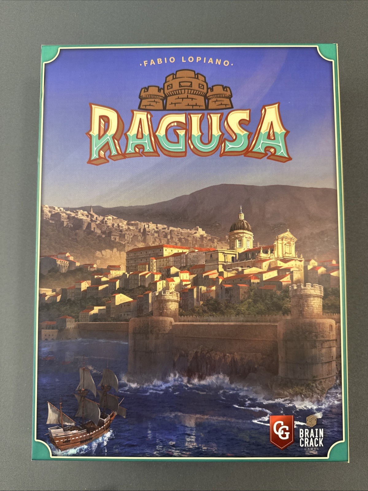 Ragusa – Board Game – Capstone Games – Strategy – Incl. Solo & 160 Wooden Pieces