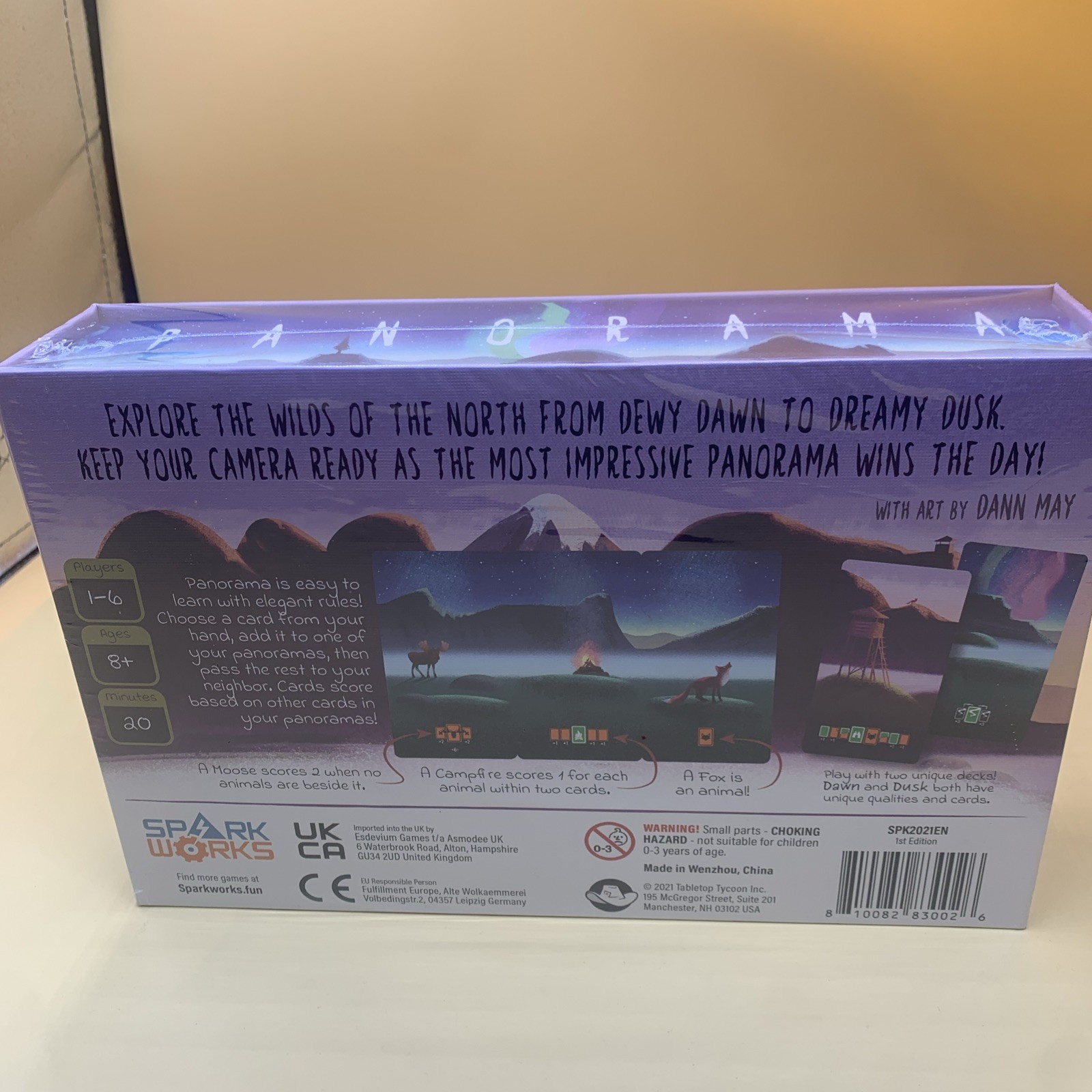 Panorama Card Game Explore The Wilds Of The North By Alex Wynnter NEW SEALED