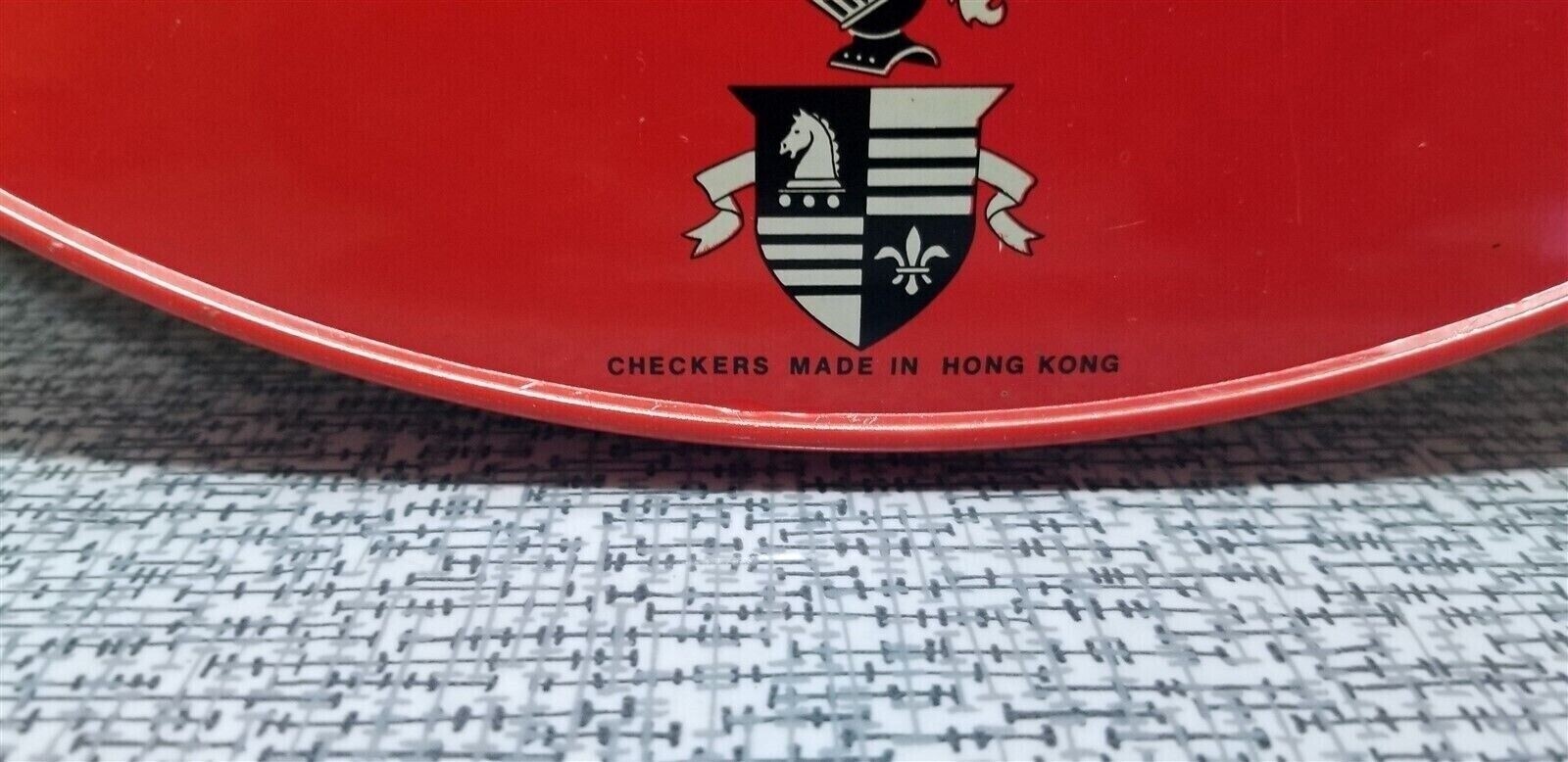 Vintage OHIO ART CHINESE CHECKERS Round Game TIN 537C177 TIN ONLY Two Sided