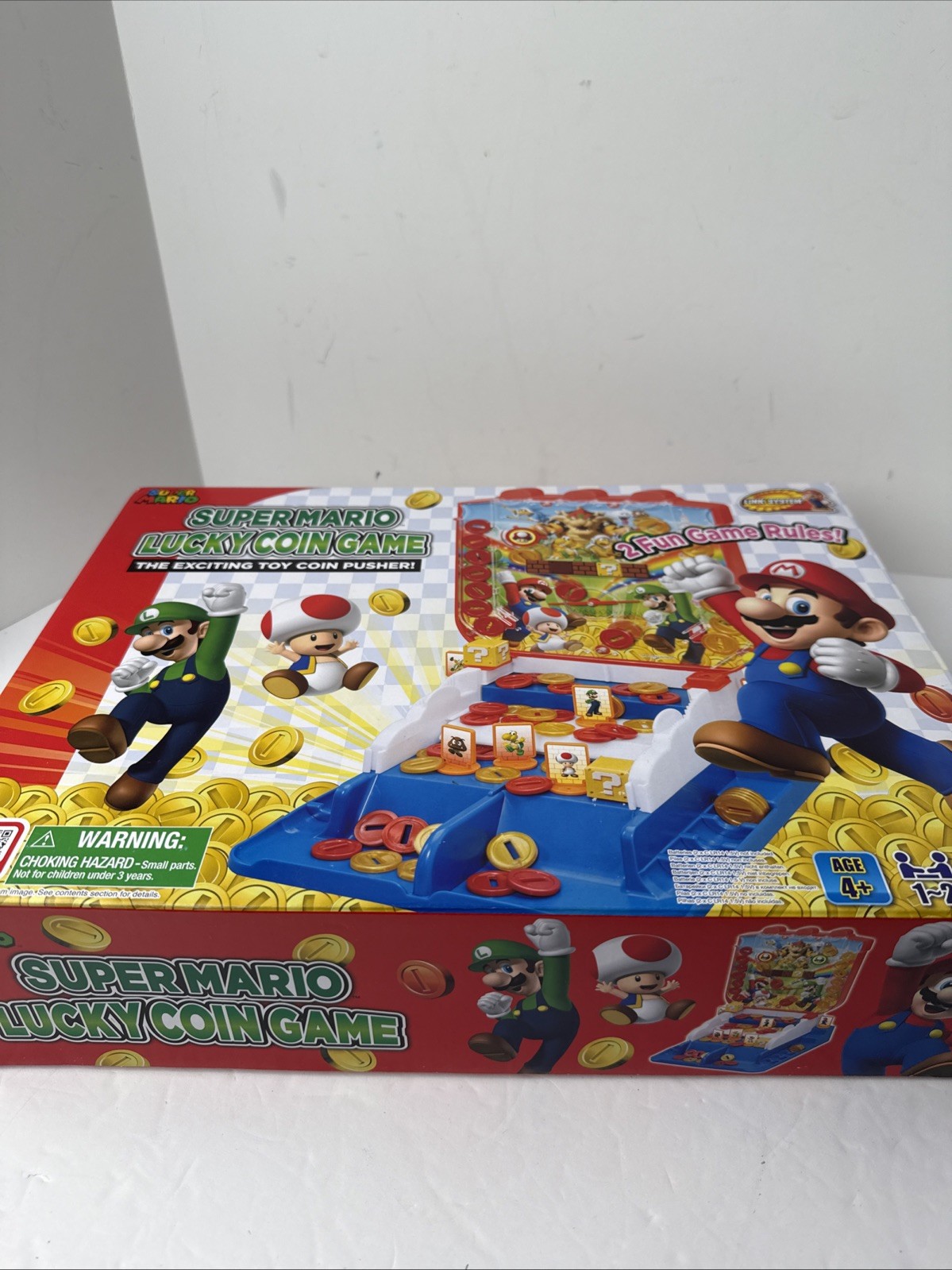 EPOCH Games – Super Mario Lucky Coin Game Tabletop Game – Kids Family Board Game