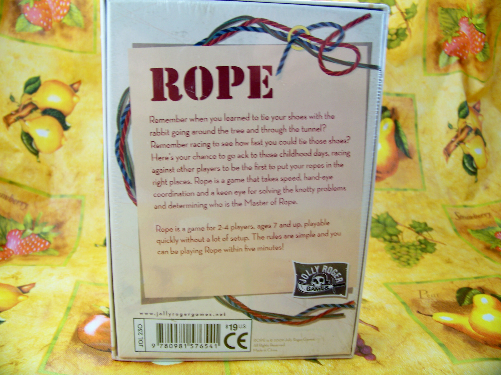 Rope Board Game With Cards ‘Rope, Takes Speed Hand-Eye Coordination to Be Master
