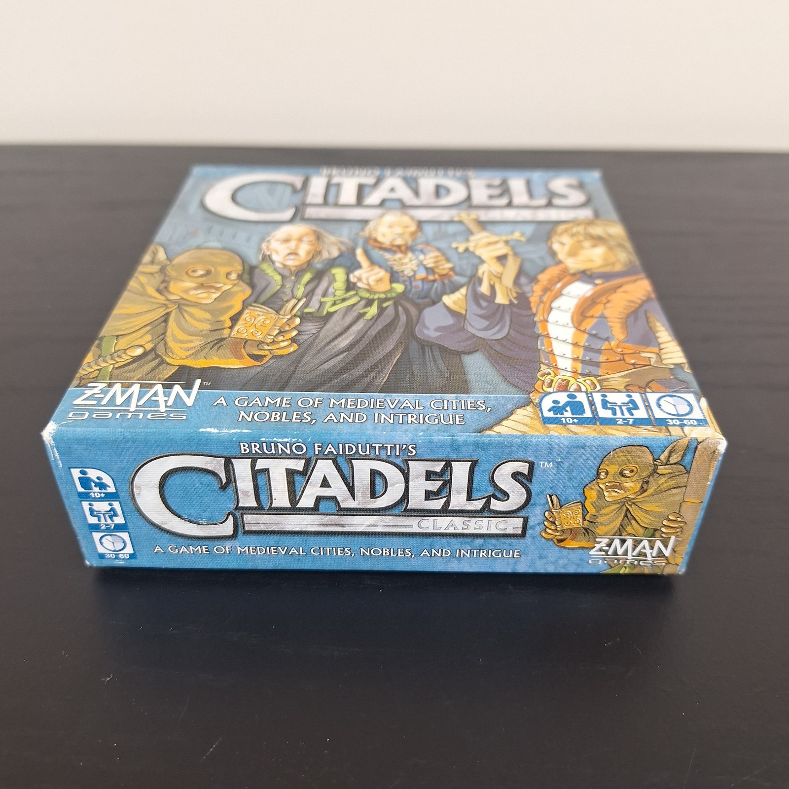 Citadels Classic Card Game Bruno Faidutti 2016 Z-man Games Small Box Medieval