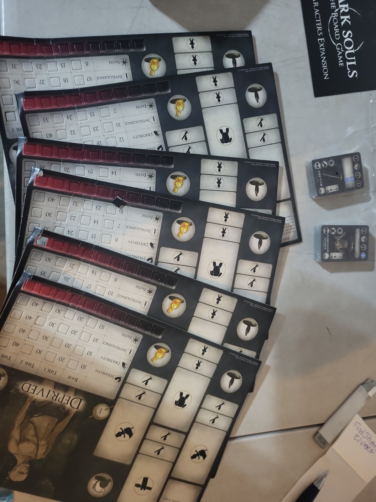 Dark Souls TBG Expansions: Words Boreal, Iron Keep, & Characters- Used