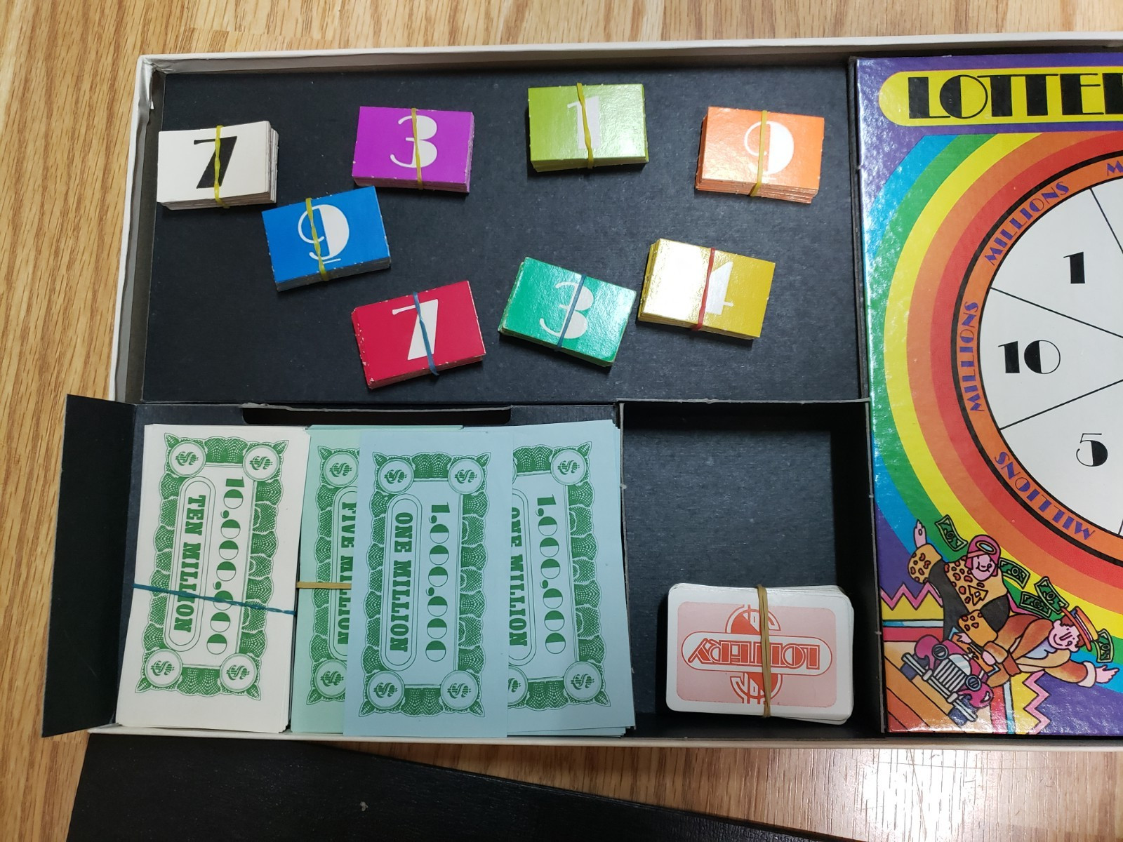 Vintage 1972 LOTTERY BOARD GAME – Selchow & Righter – Complete