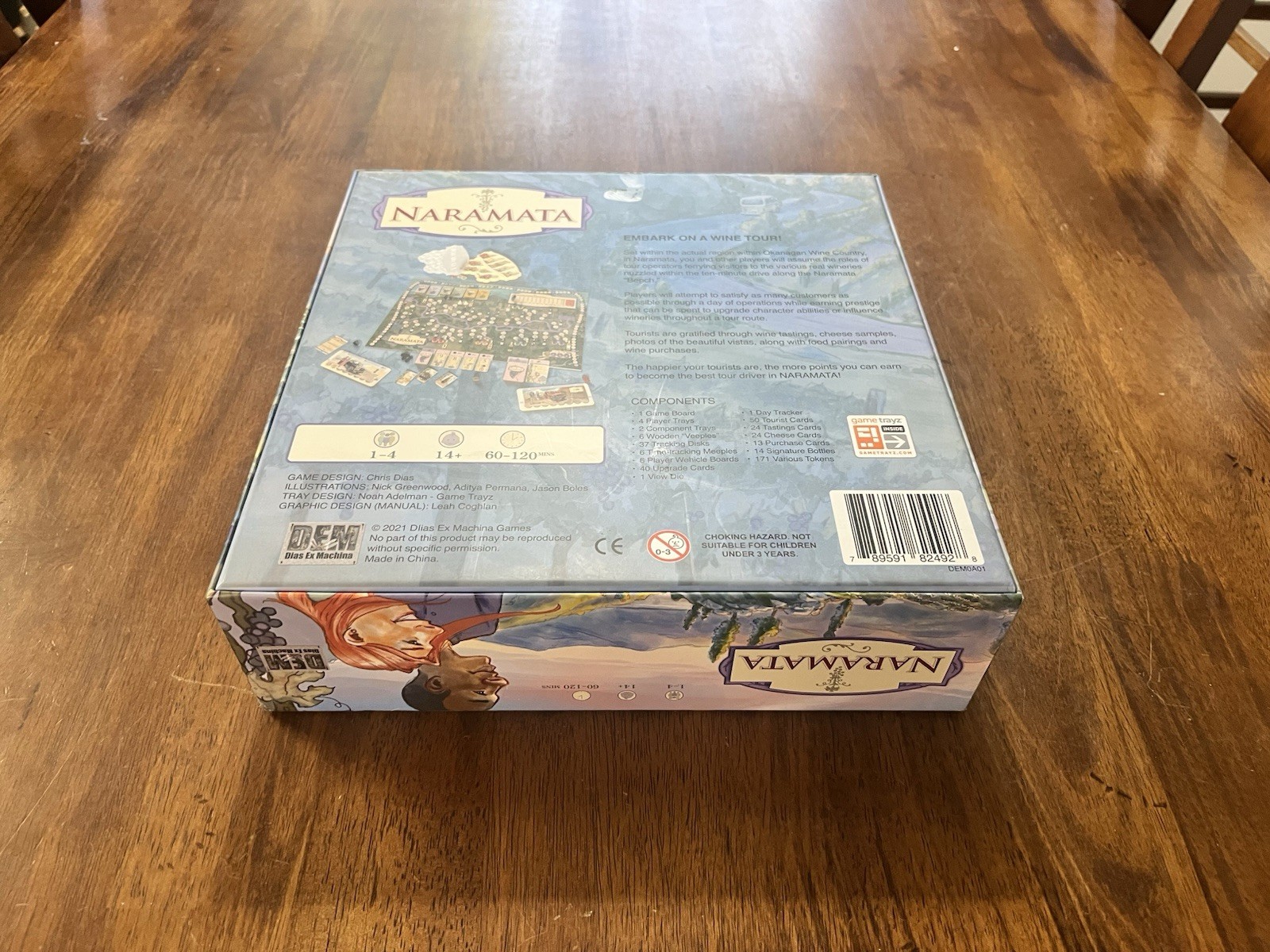 Naramata: Wine and Tourism Strategy Board Game by DEM Games, Brand New