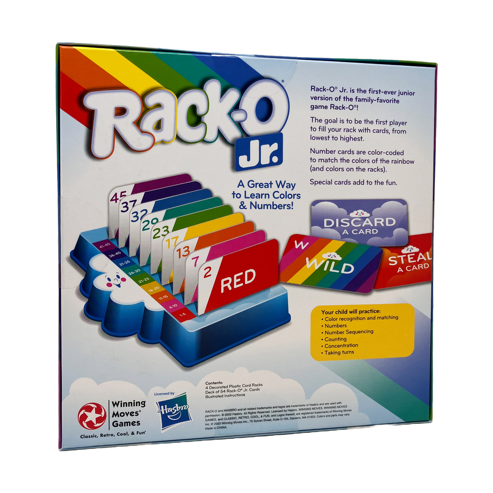 New – Winning Moves Rack-O Jr. – Ages 4+ | 2-4 players