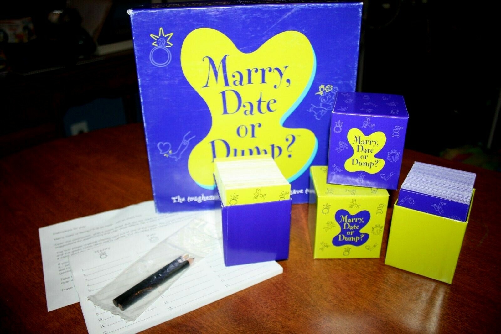 Marry, Date or Dump? Game – Toughest Decision You’ll Never Have to Make! – 2008
