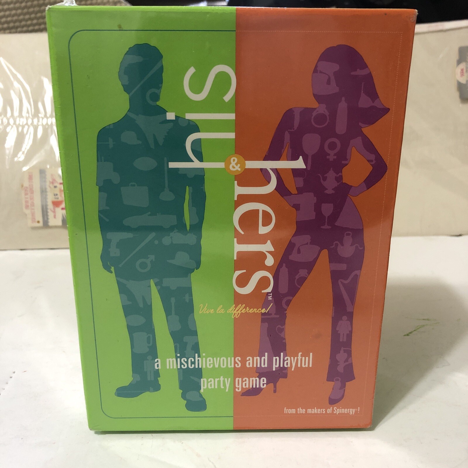 HIS & HERS Mischievous & Playful Party Game NEW Sealed Game Cards 2004 GNU Games
