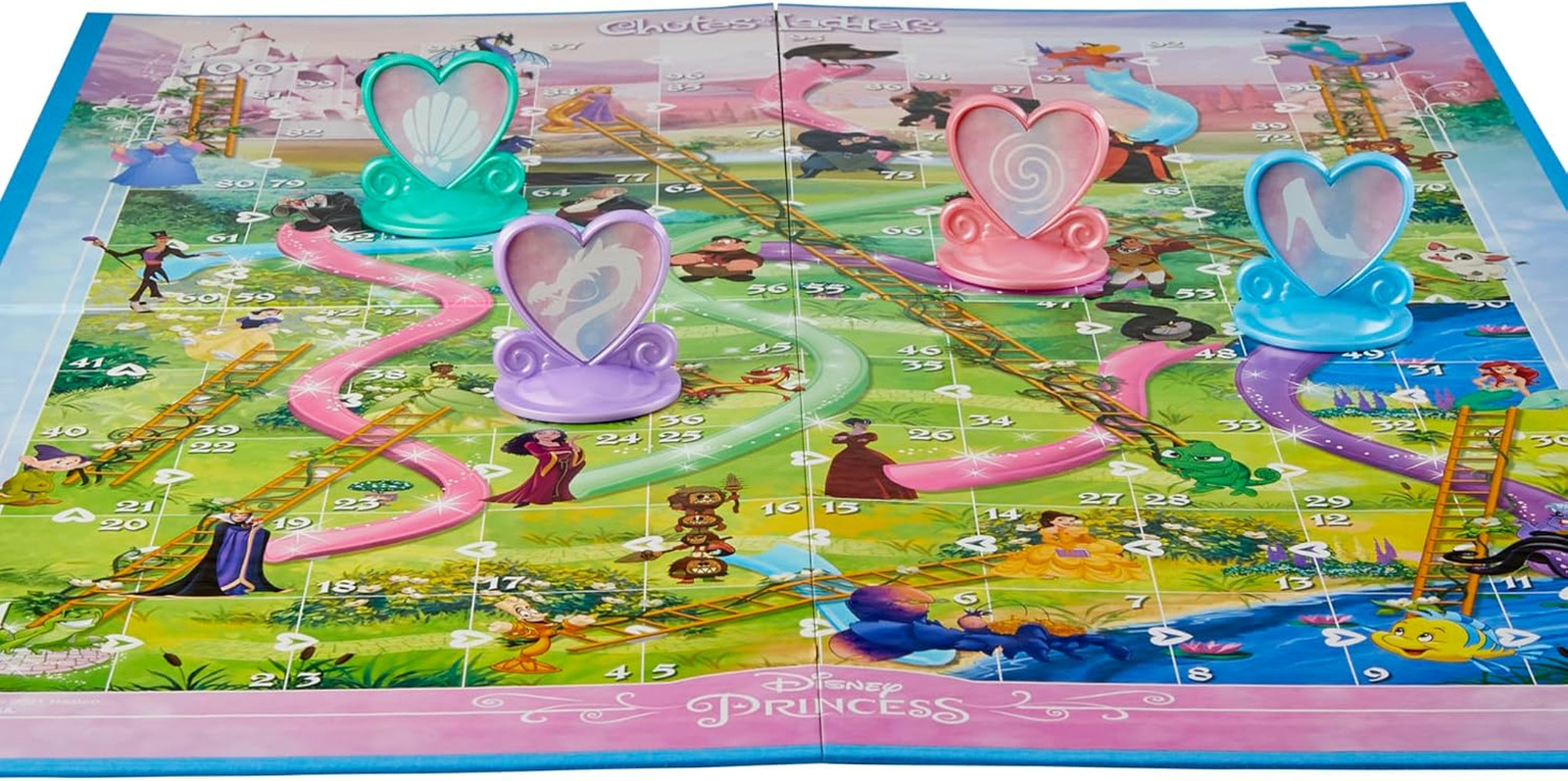 Gaming Chutes and Ladders: Disney Princess Edition Board Game for Kids Ages 3