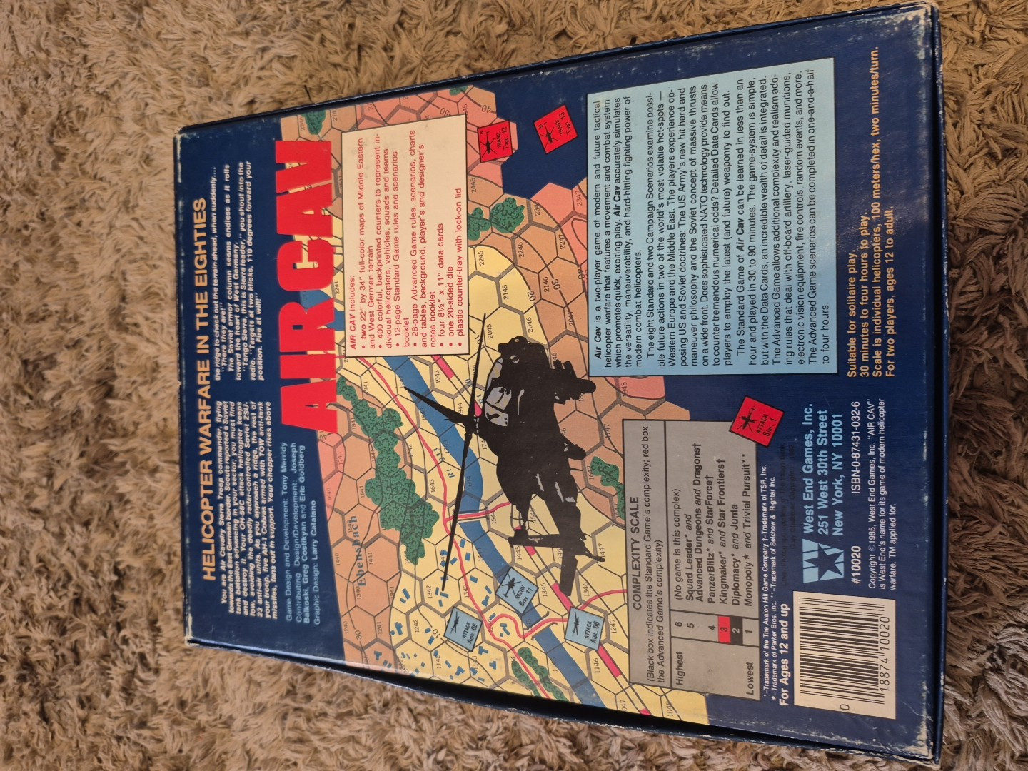 West End Games: Air Cav: Helicopter Warfare in the 80s: Used