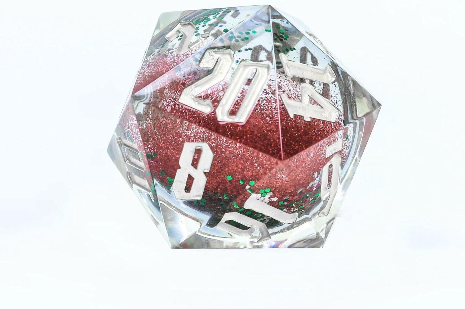 Sirius Dice Large D20 Snowglobe Silver Ink SDZ001202 Brand New SEALED
