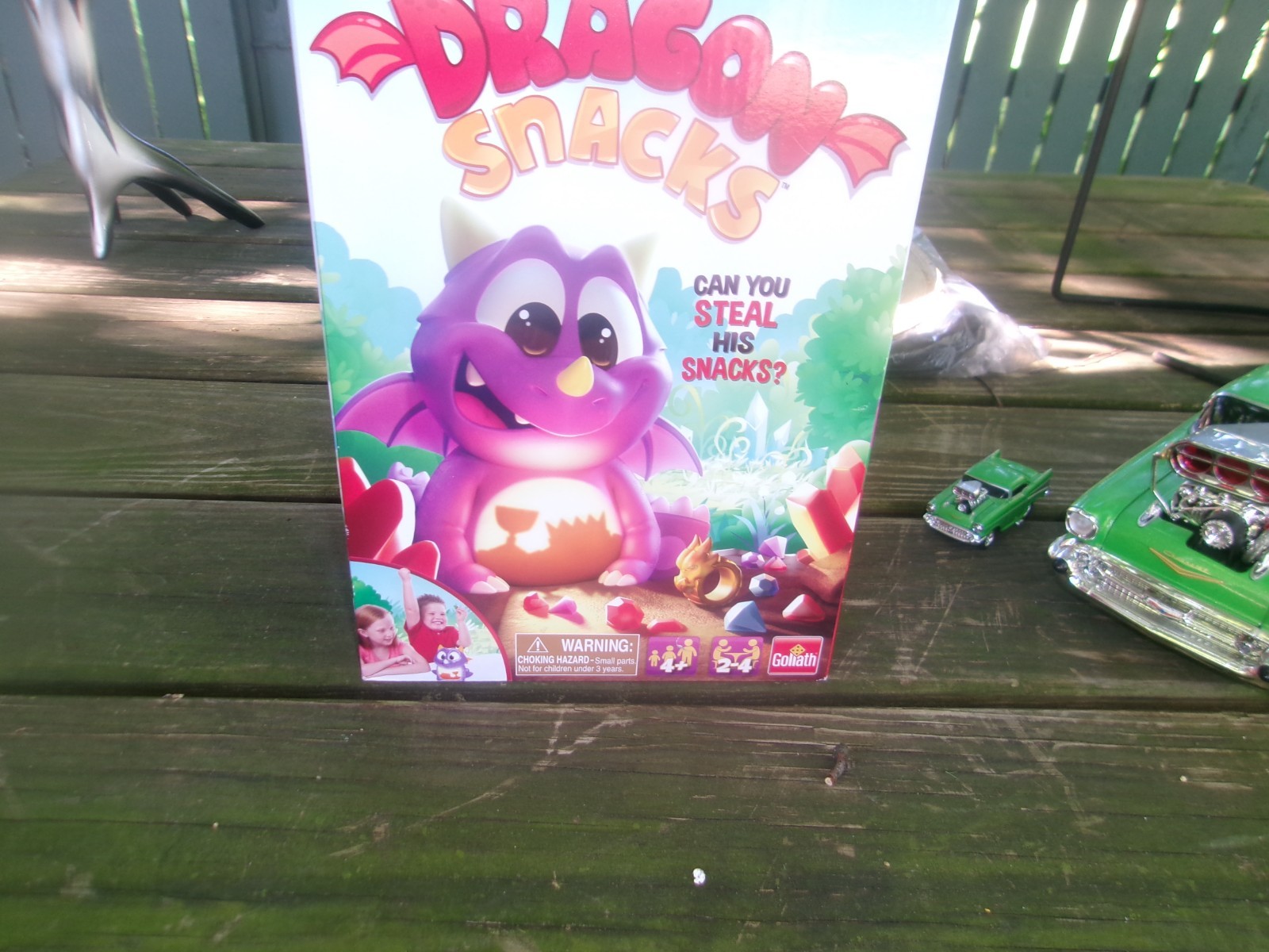 Dragon Snacks Game Goliath Kids Electronic Magical Purple COMPLETE 2-4 Players