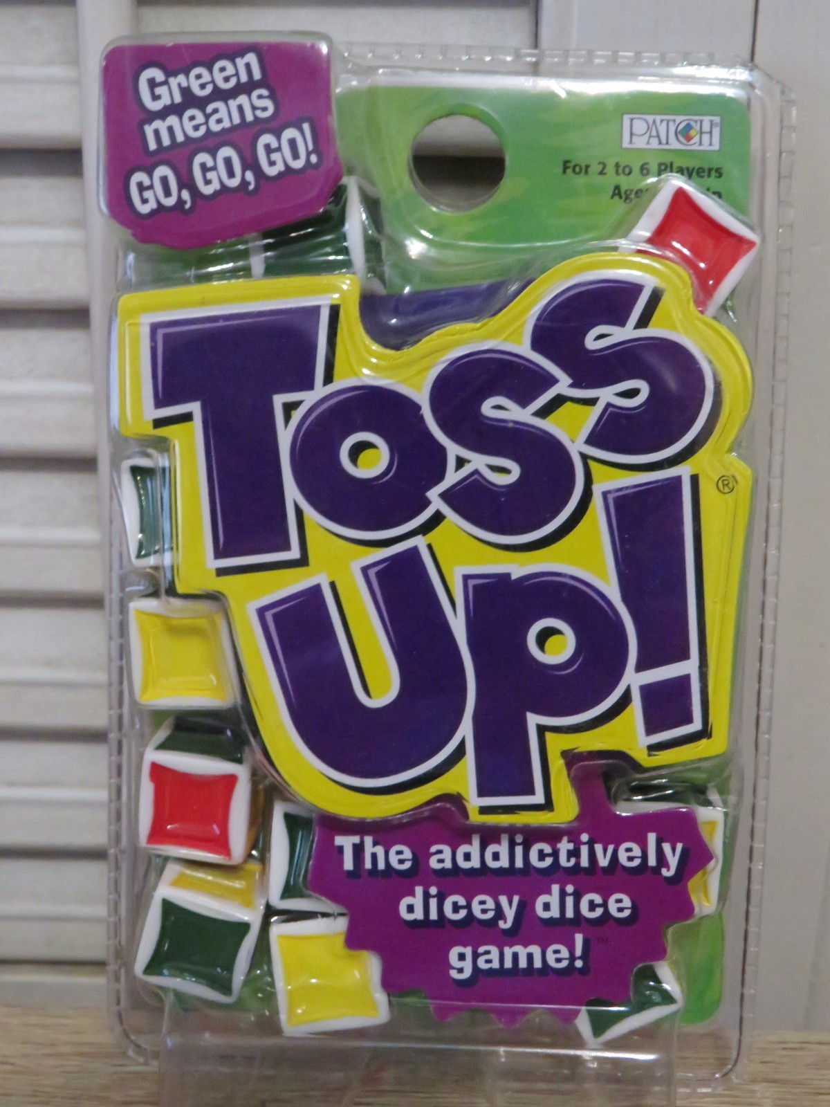 NEW Toss Up! The Addictively Dicey Dice Game Patch Products 2004 Sealed