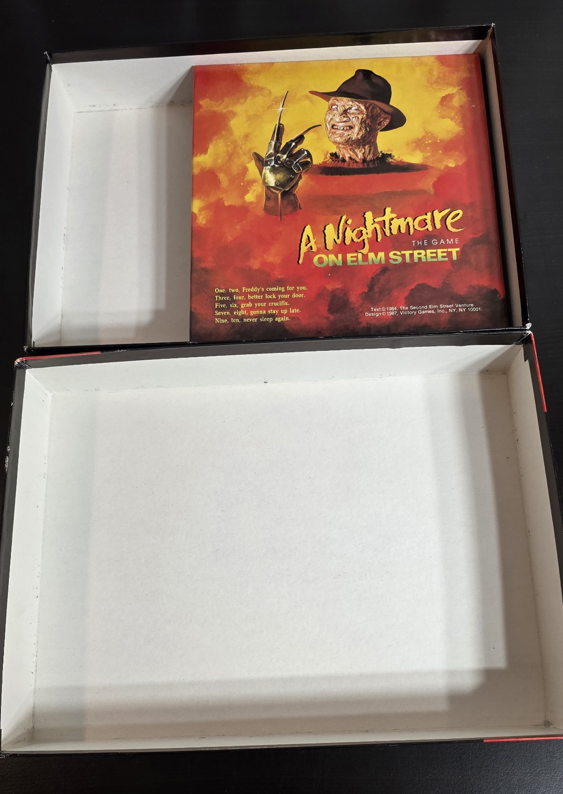 A Nightmare On Elm Street 1987 Board Game Clean